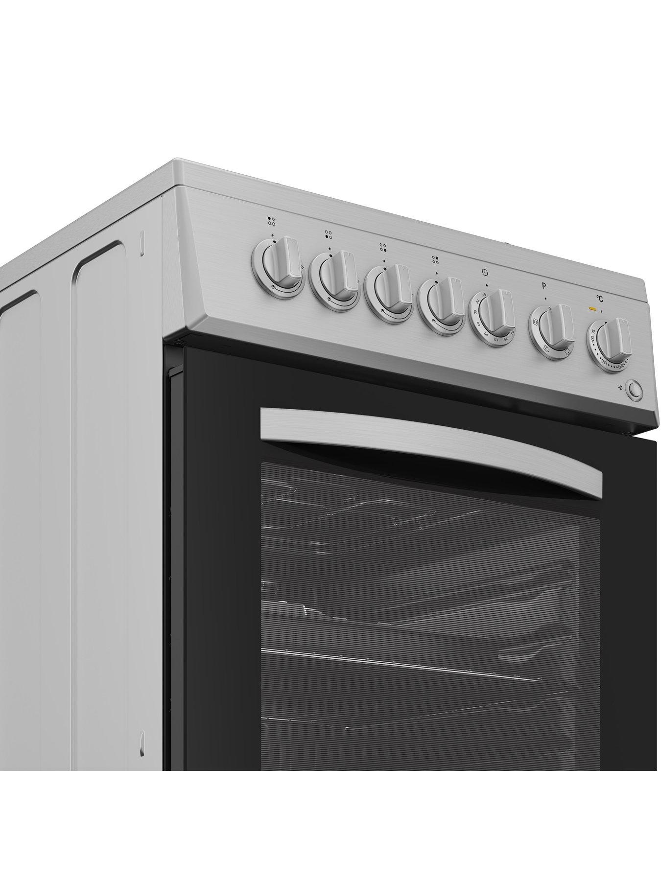 Image 3 of 6 of Indesit I5G3PMX - Dual Fuel Single Cooker - Silver