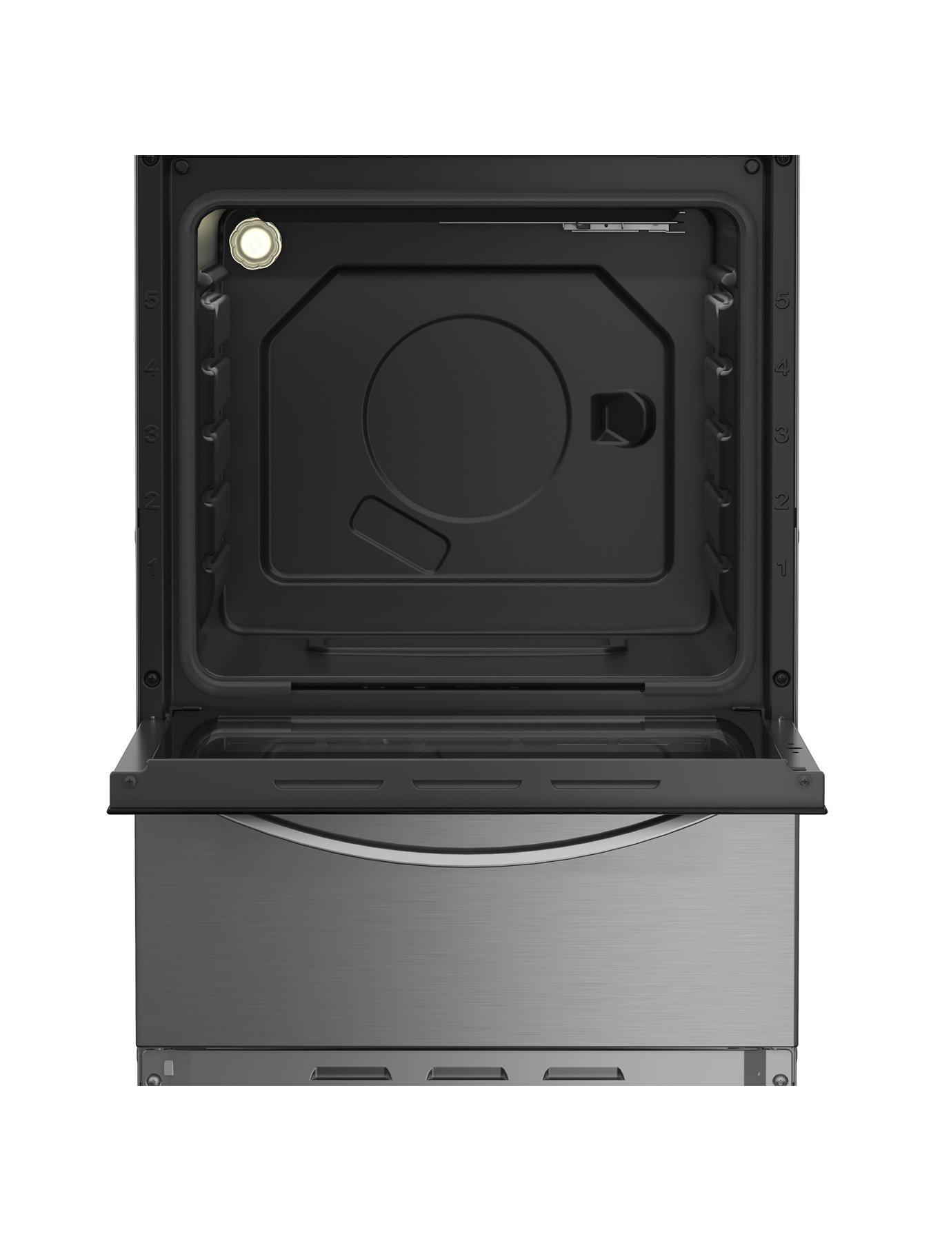 Image 4 of 6 of Indesit I5G3PMX - Dual Fuel Single Cooker - Silver