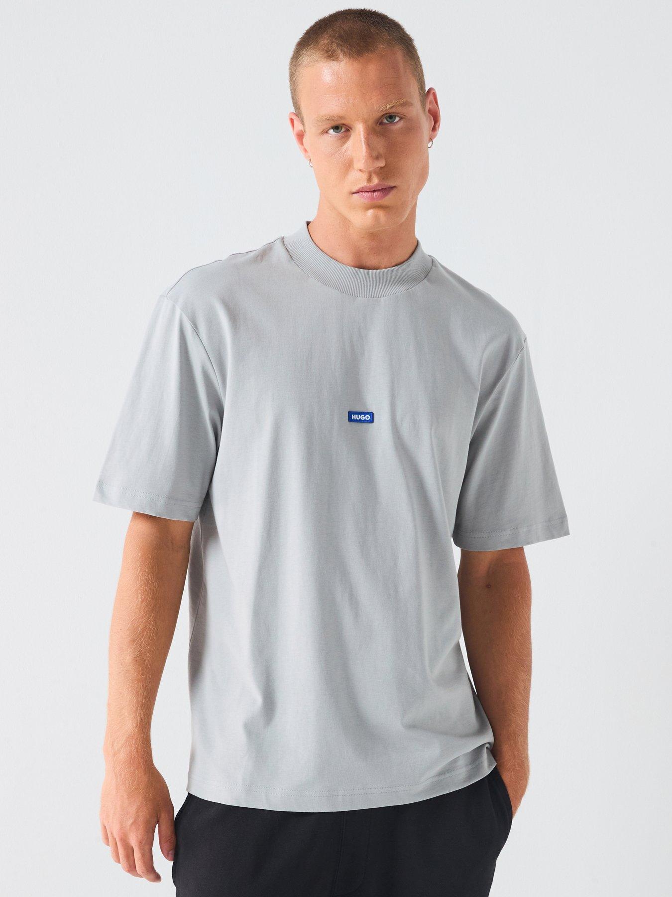 HUGO Nieros Regular Fit T-Shirt - Grey