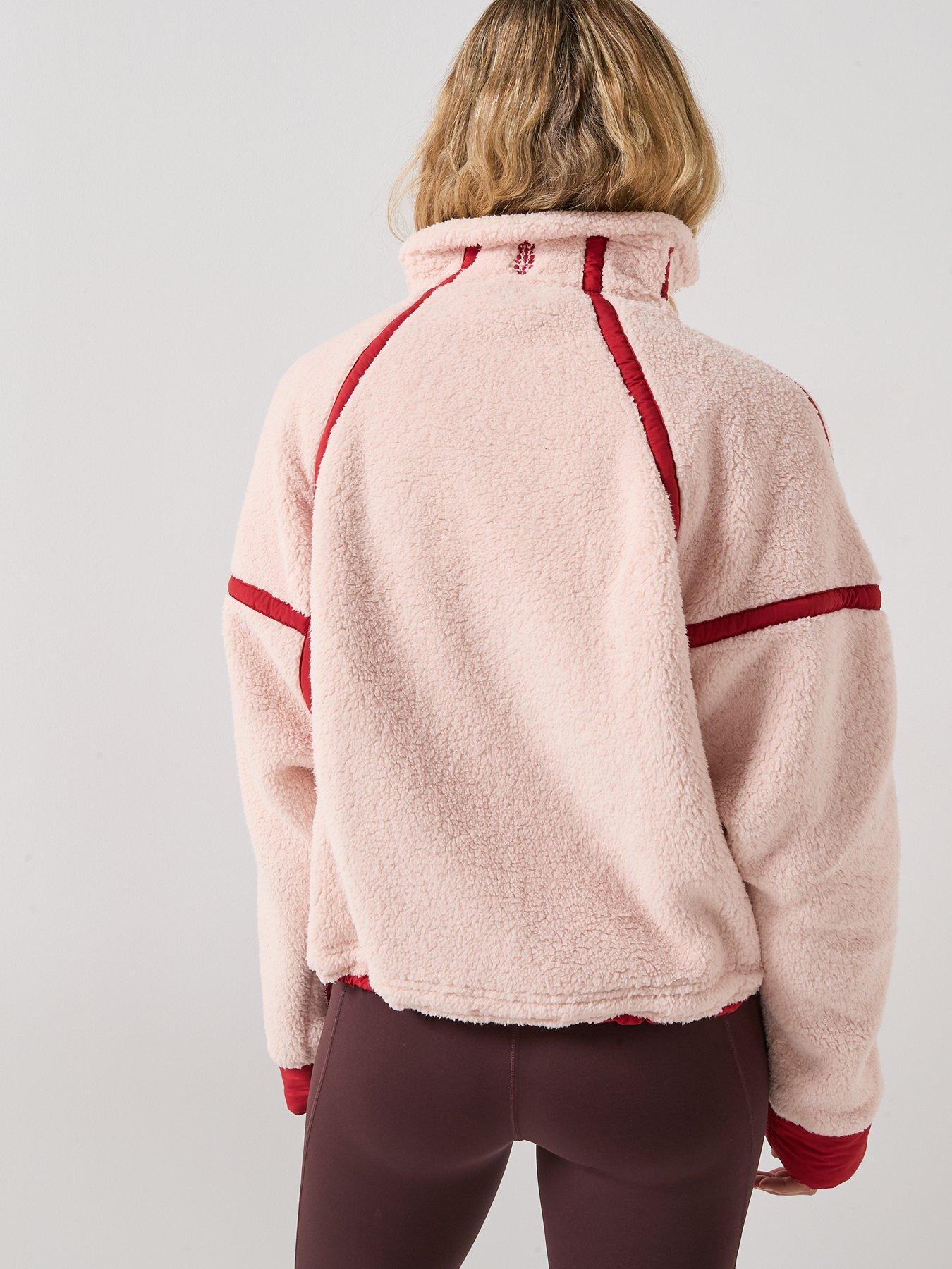 Image 2 of 6 of FP Movement Womens Training Mountain High 1/2 Zip - Pink