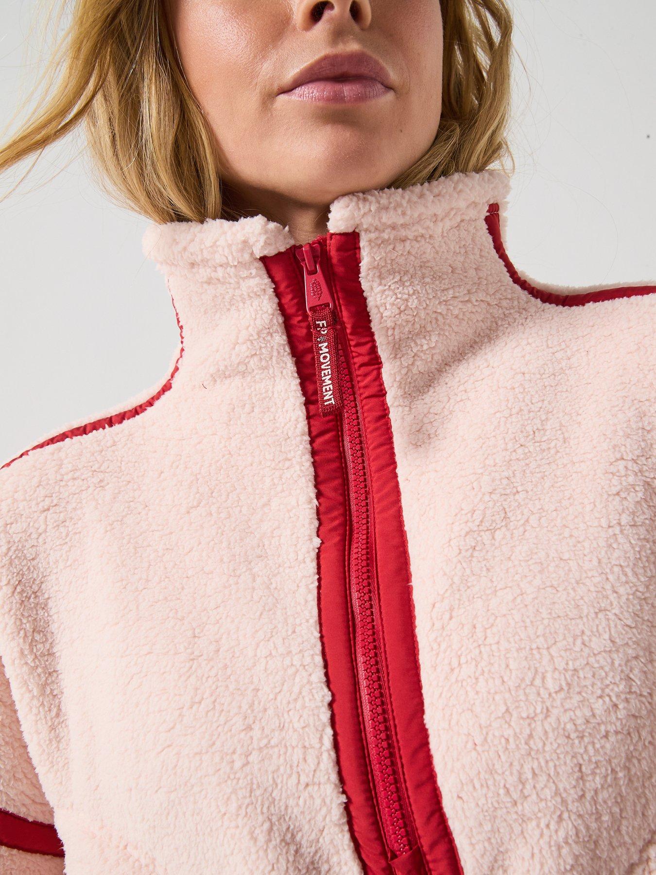 Image 6 of 6 of FP Movement Womens Training Mountain High 1/2 Zip - Pink