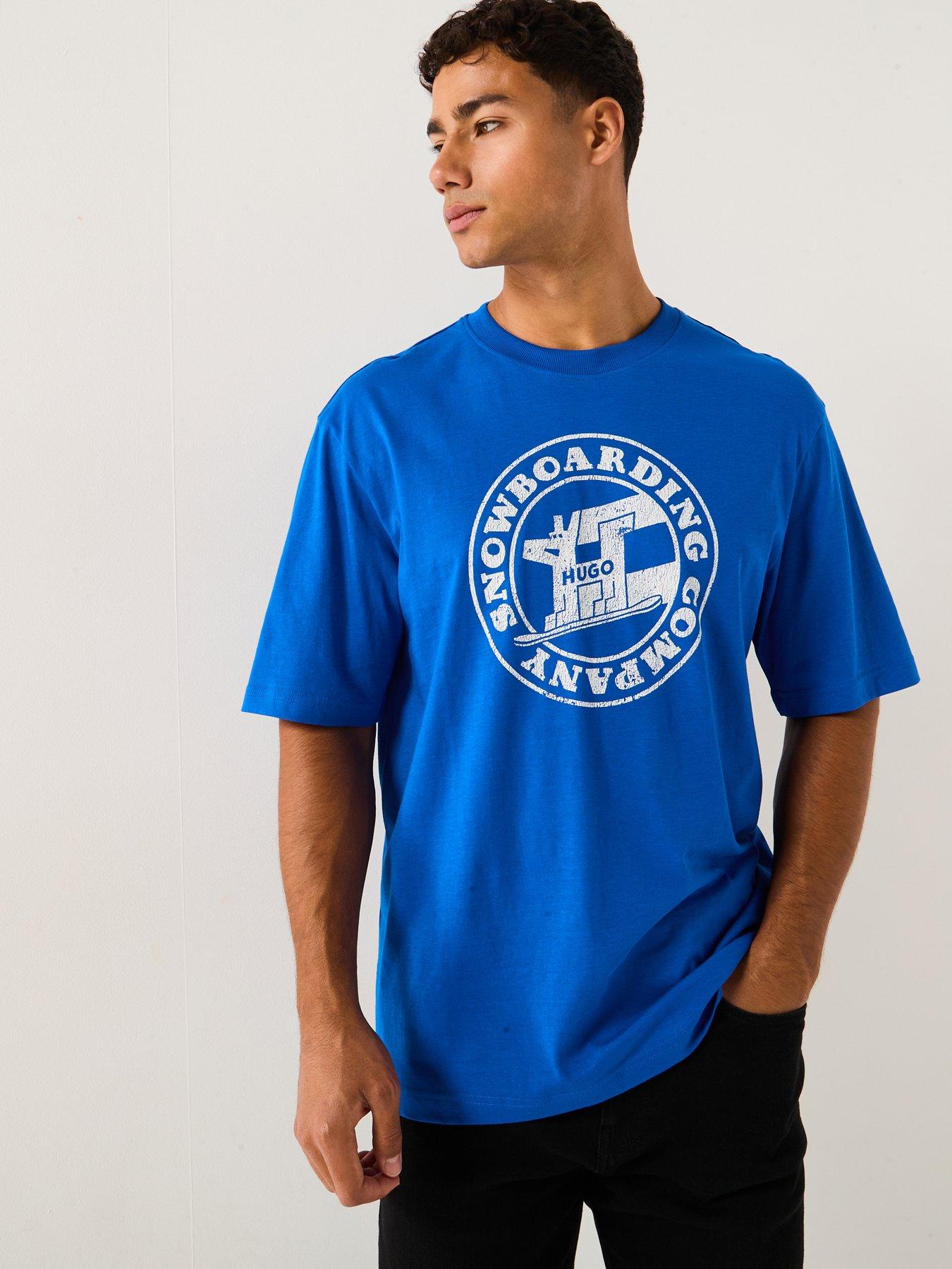 hugo-napolux-regular-fit-t-shirt-blue