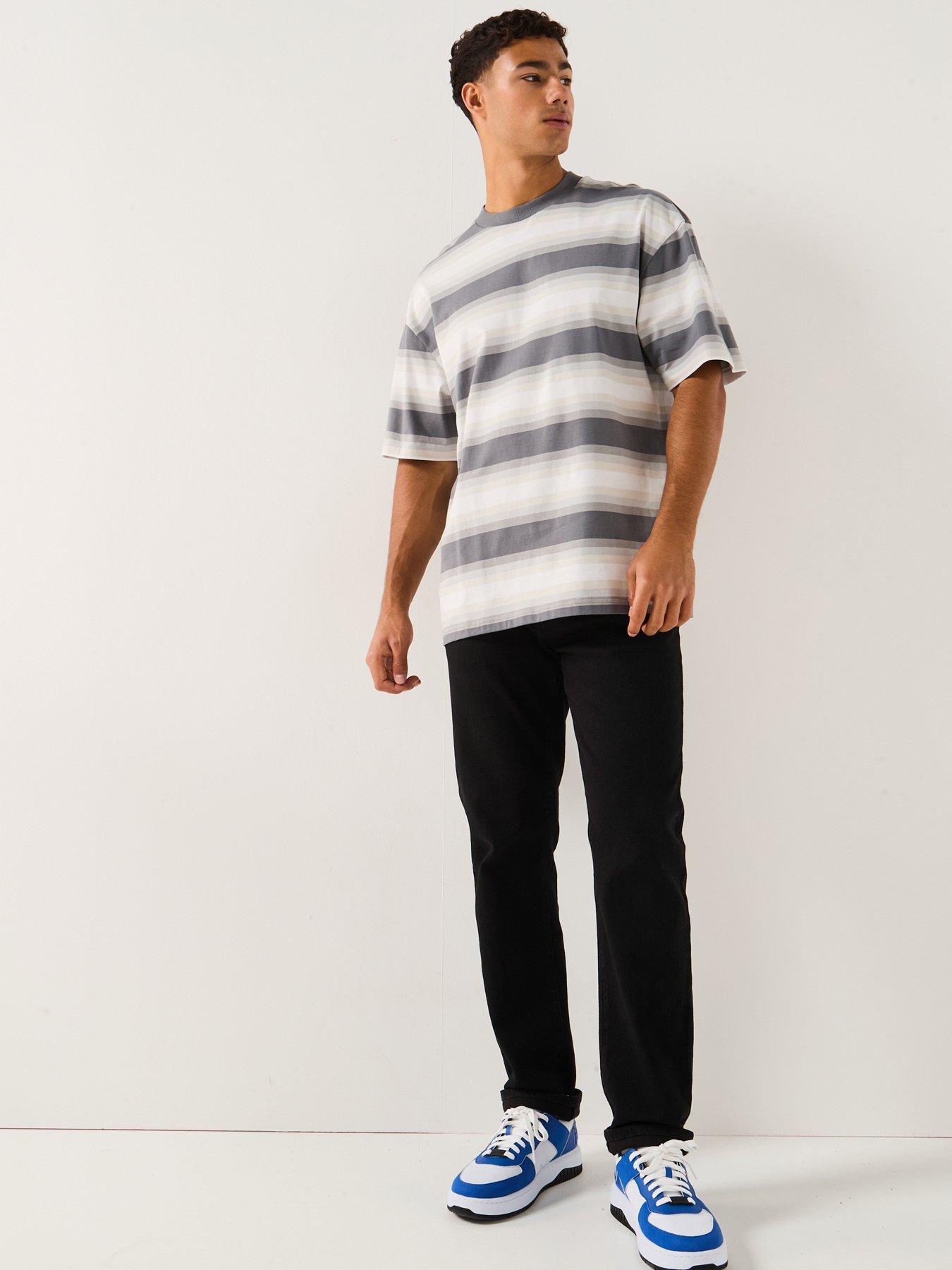  image of hugo-nisote-loose-fit-t-shirt-grey