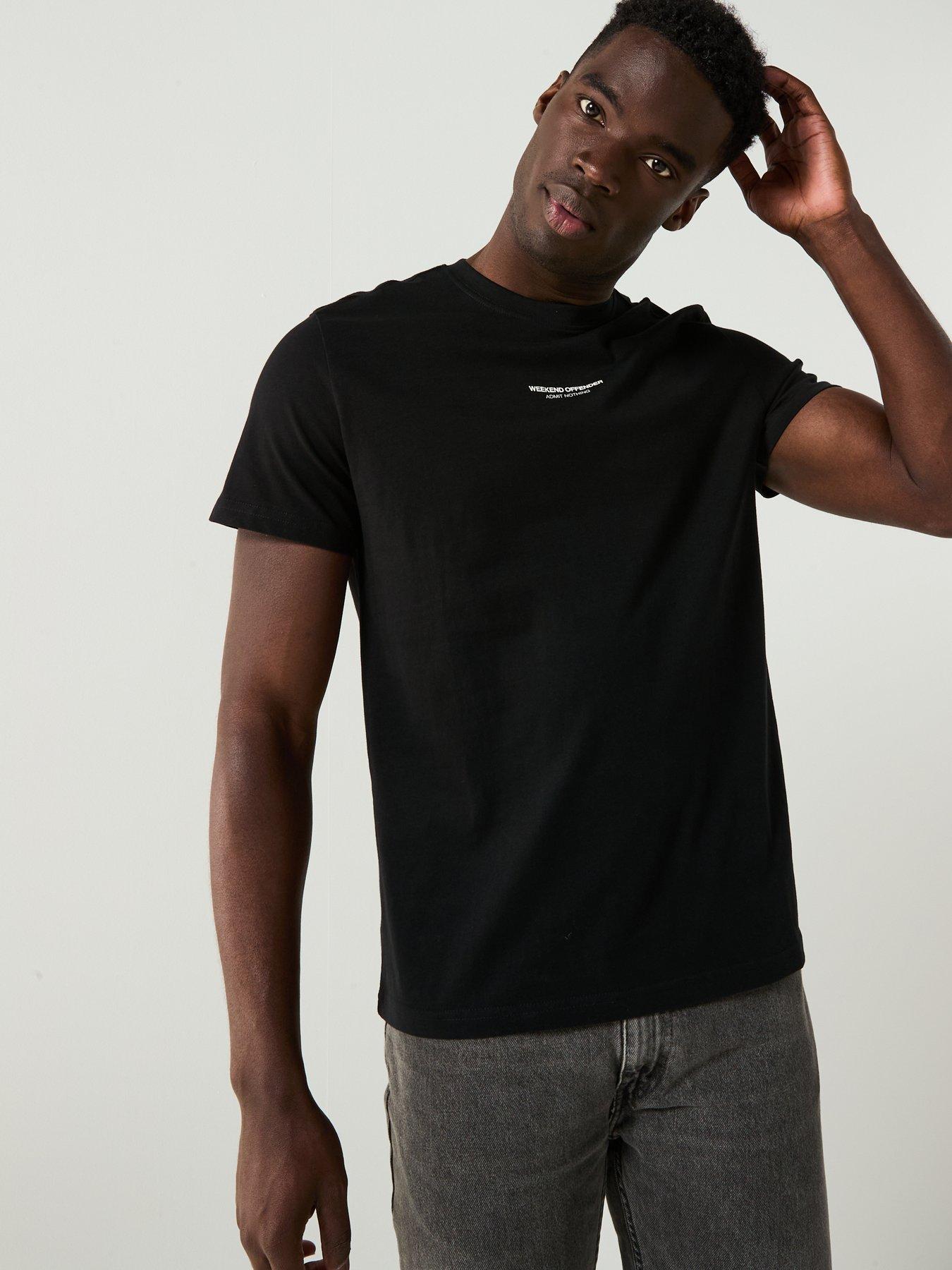 Image 5 of 6 of Weekend Offender Exclusive CD Back Graphic T-Shirt - Black