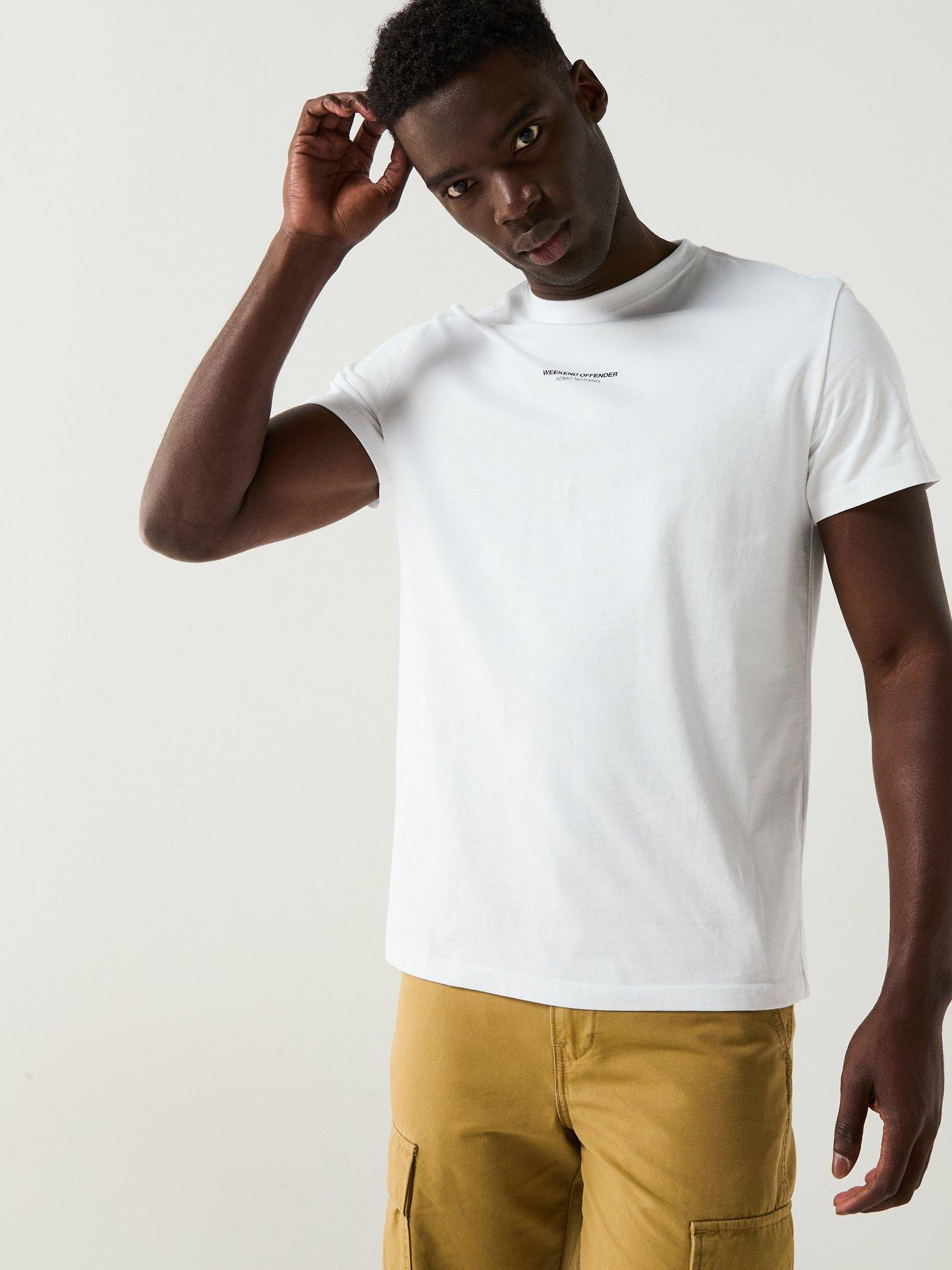 Image 5 of 6 of Weekend Offender Exclusive Cd Back Graphic T-Shirt - White