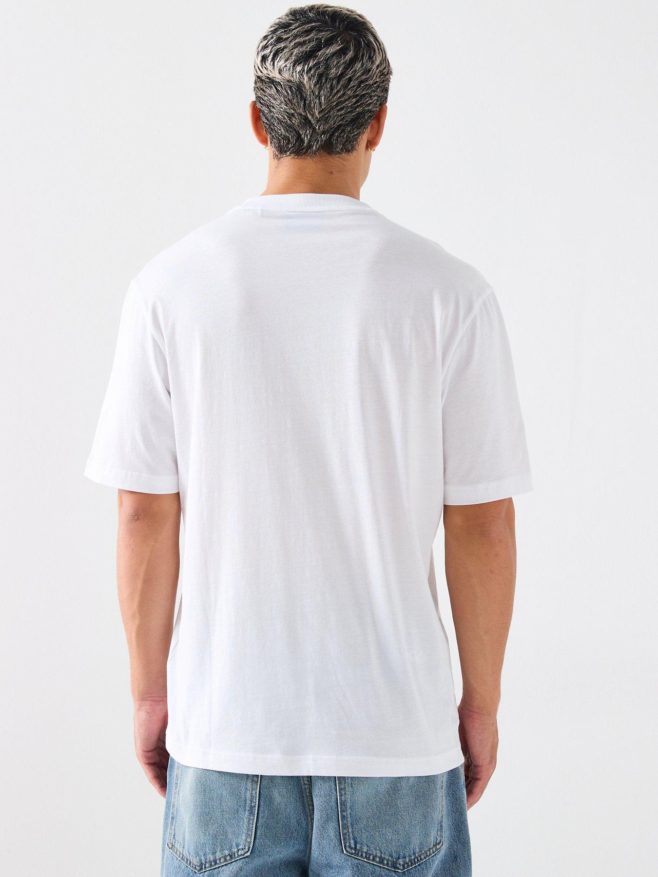 Image 2 of 4 of HUGO Narolix Regular Fit T-shirt - White
