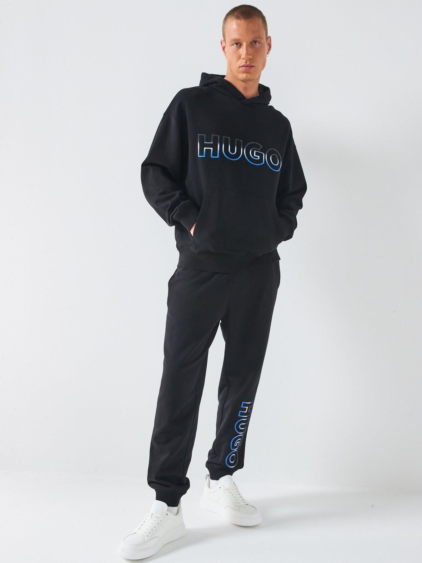 Image 3 of 6 of HUGO Nogudi Regular Fit Overhead Hoodie - Black
