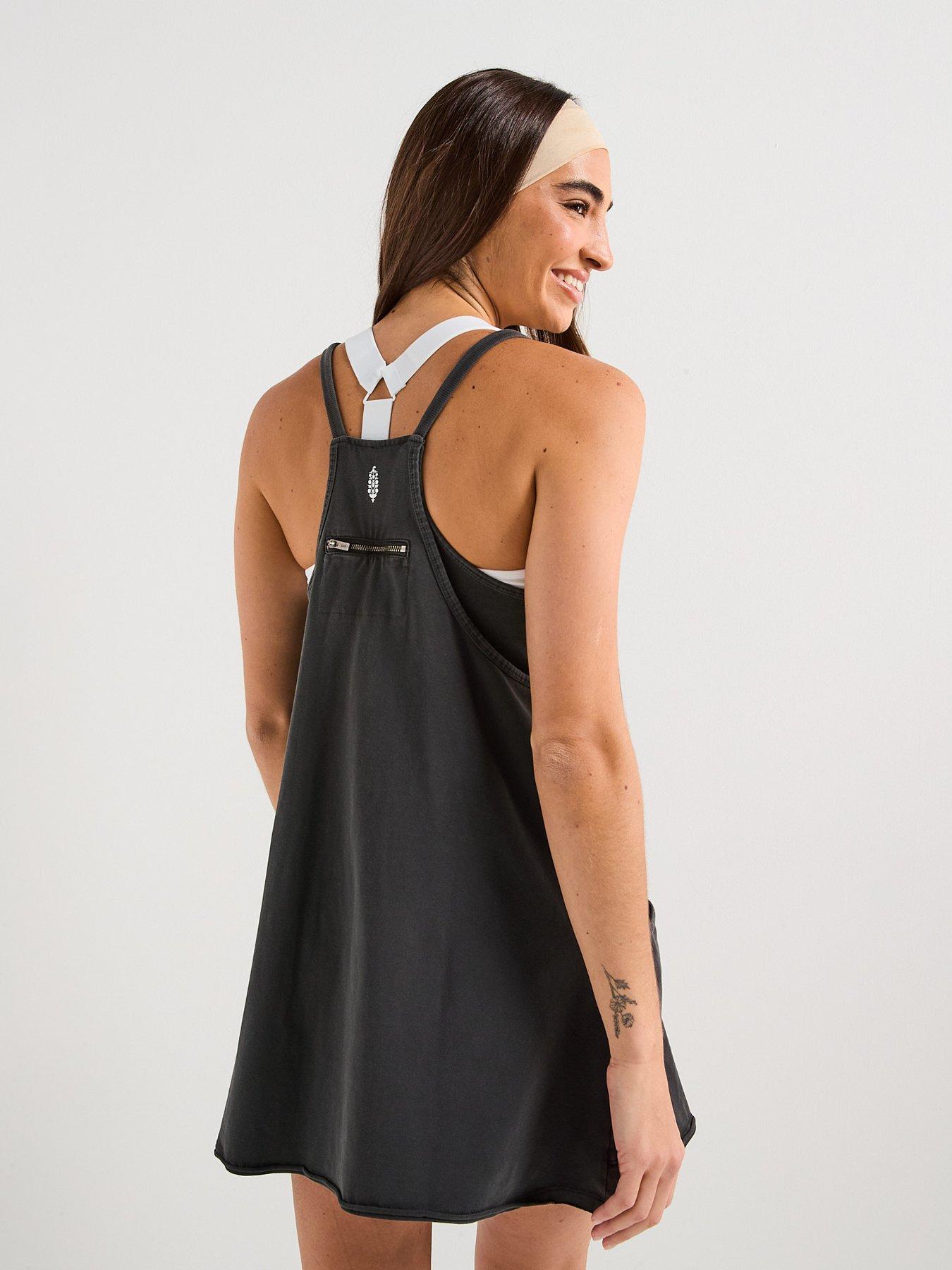 Image 2 of 6 of FP Movement Womens Training Hot Shot Mini Dress - Black