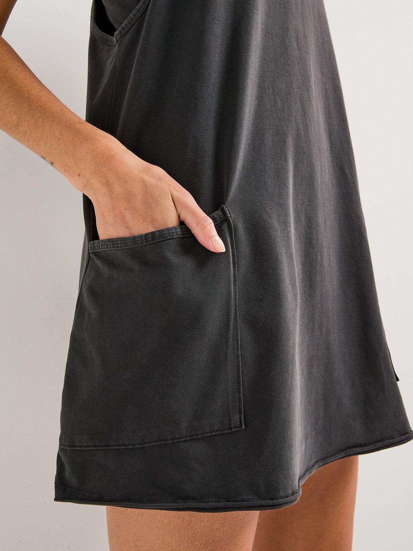 Image 6 of 6 of FP Movement Womens Training Hot Shot Mini Dress - Black