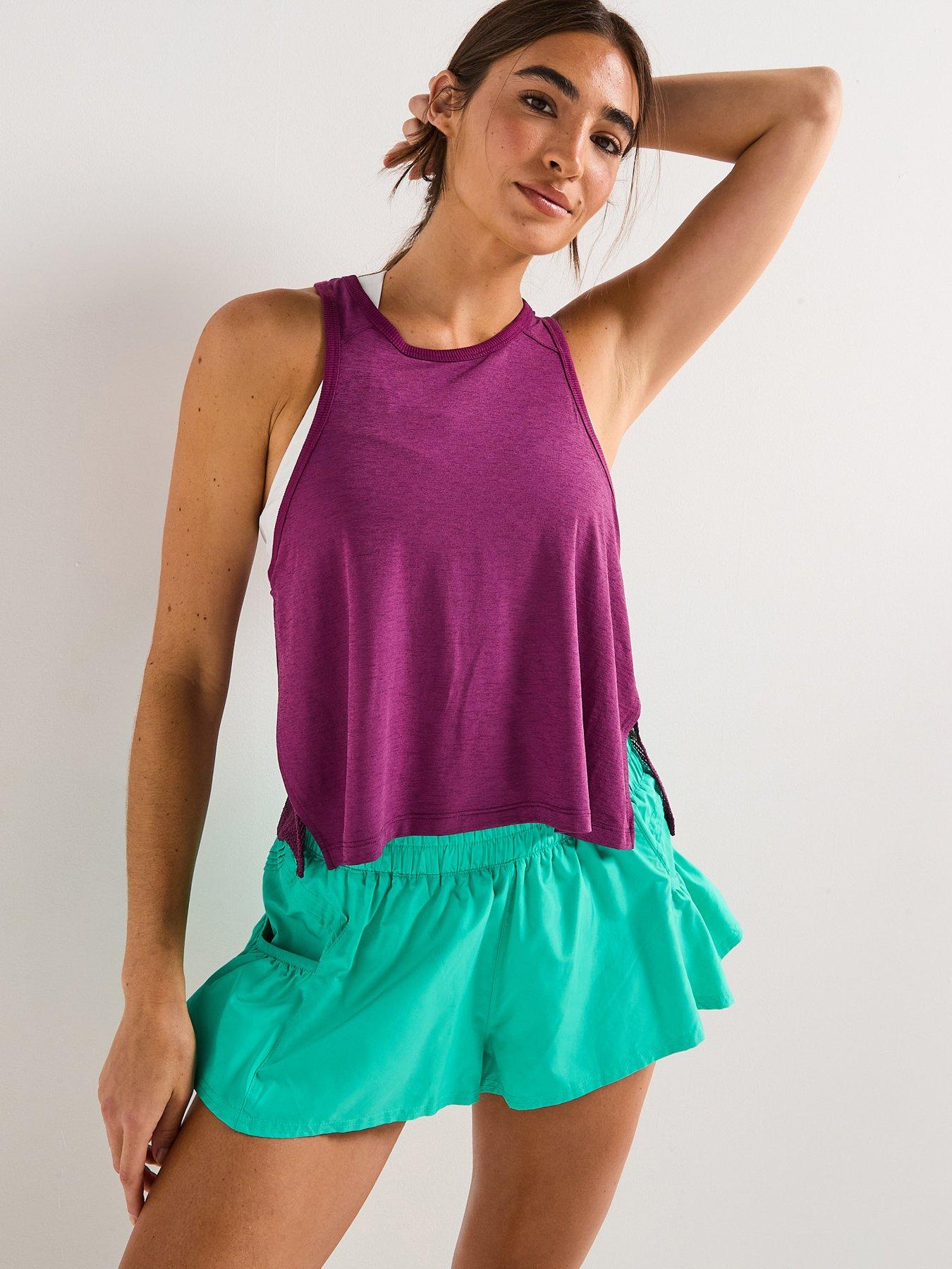 Image 1 of 6 of FP Movement Womens Training Tempo Flash Finish Tank - Purple