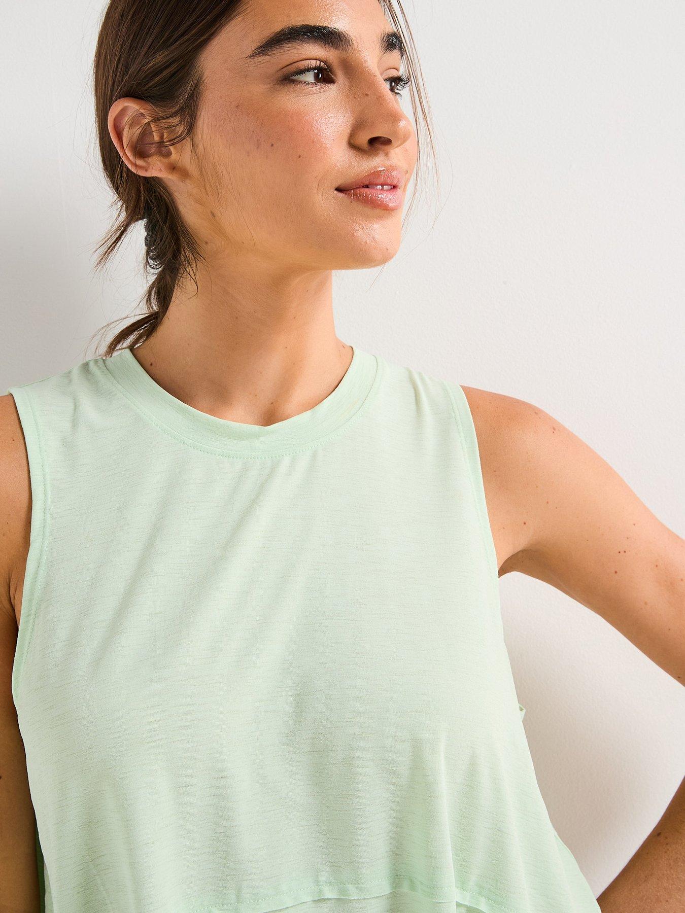 Image 4 of 6 of FP Movement Womens Training Tempo Tank - Green