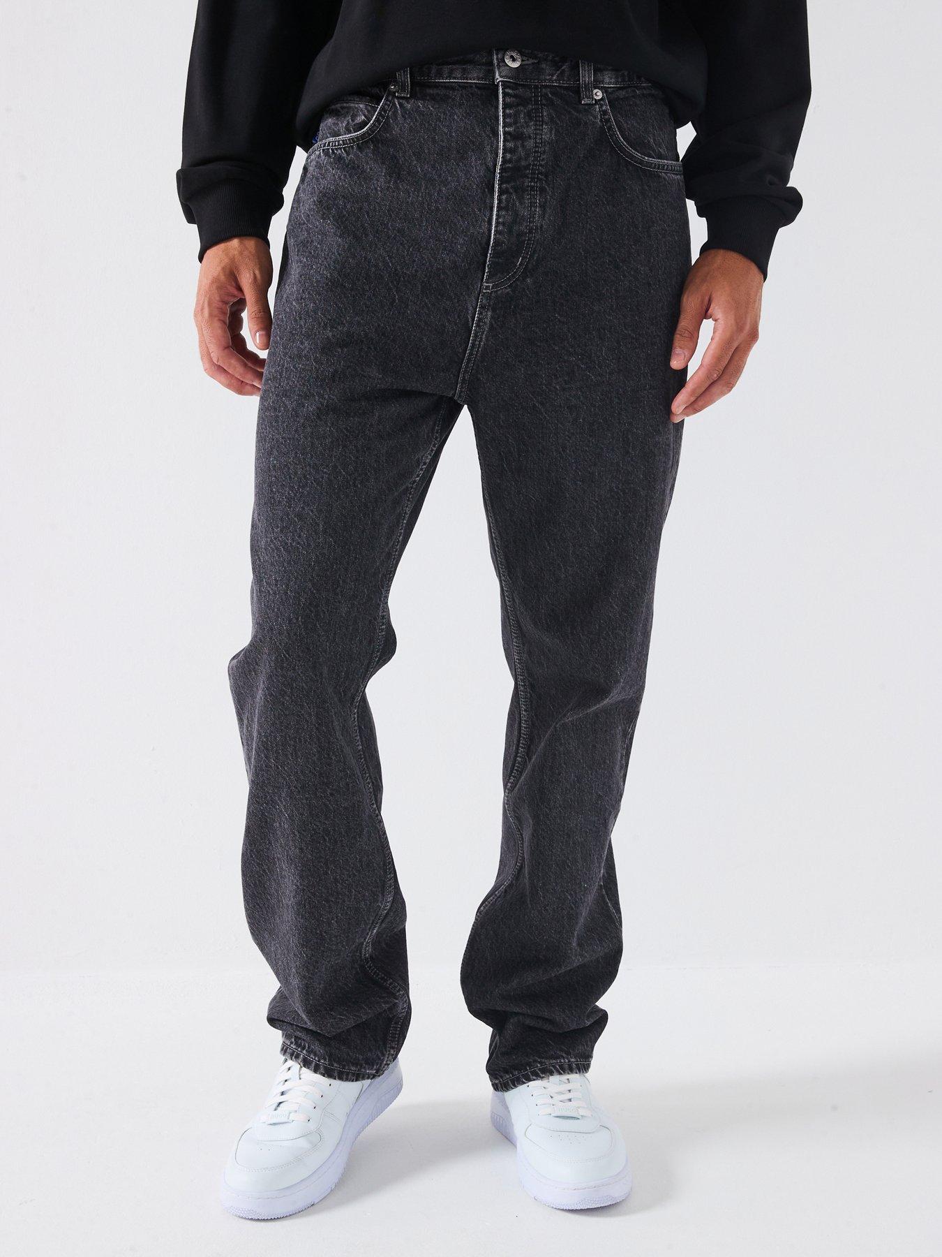 undefined Nate Baggy Fit Jeans - Black