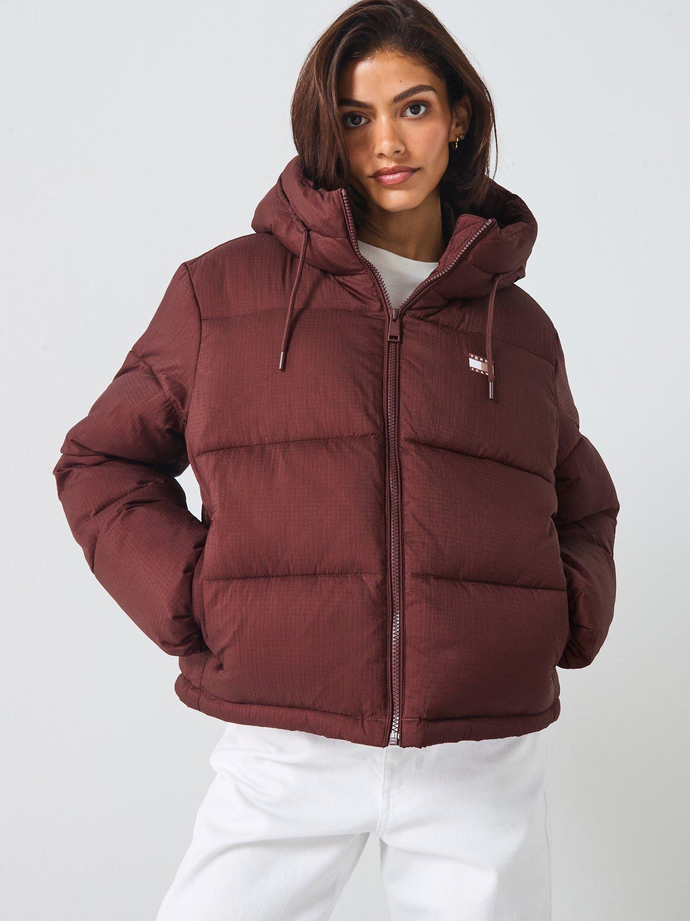 tommy-jeans-hooded-puffer-jacket-brown