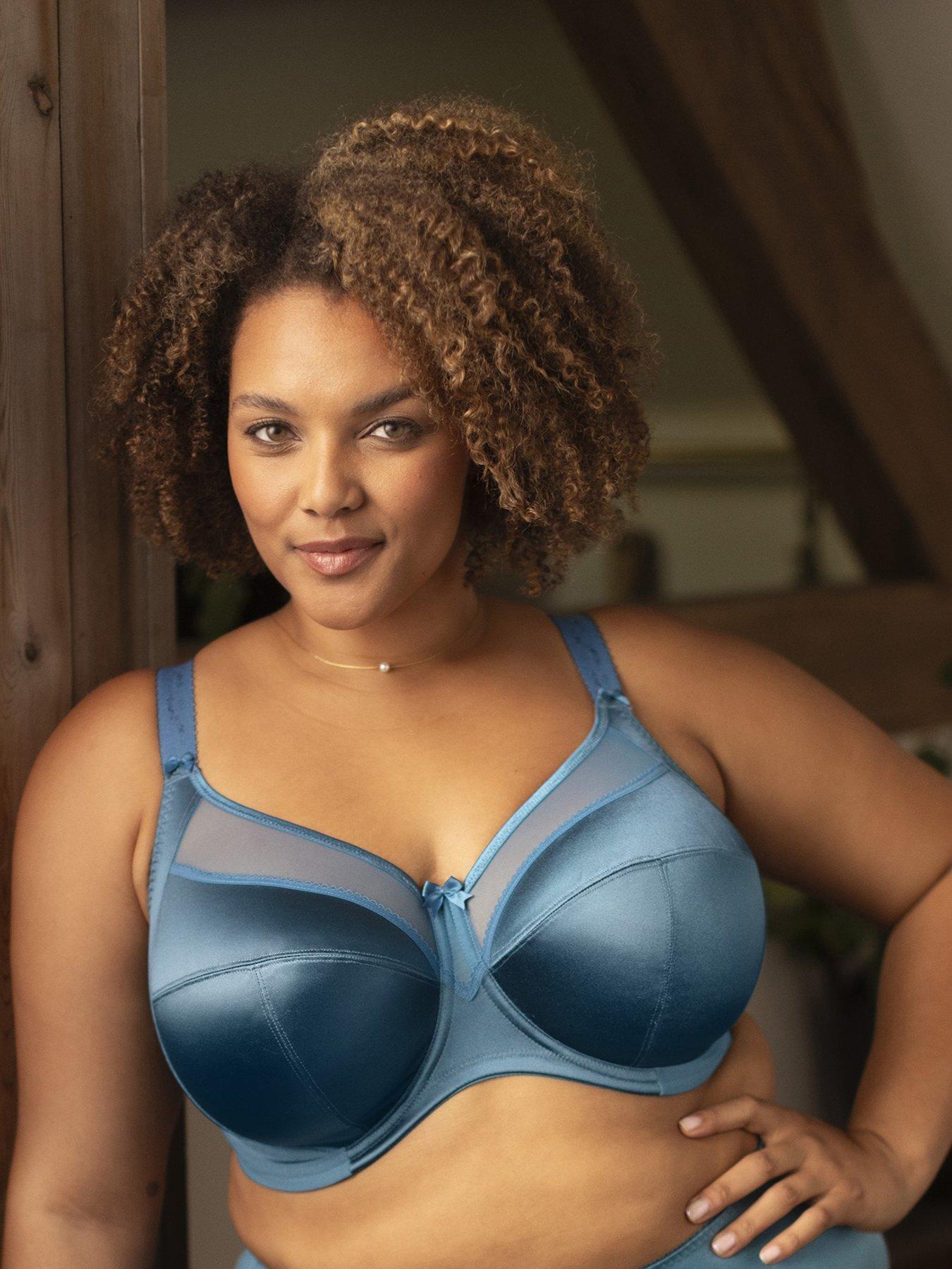 Goddess Keira Underwired Bra - Blue