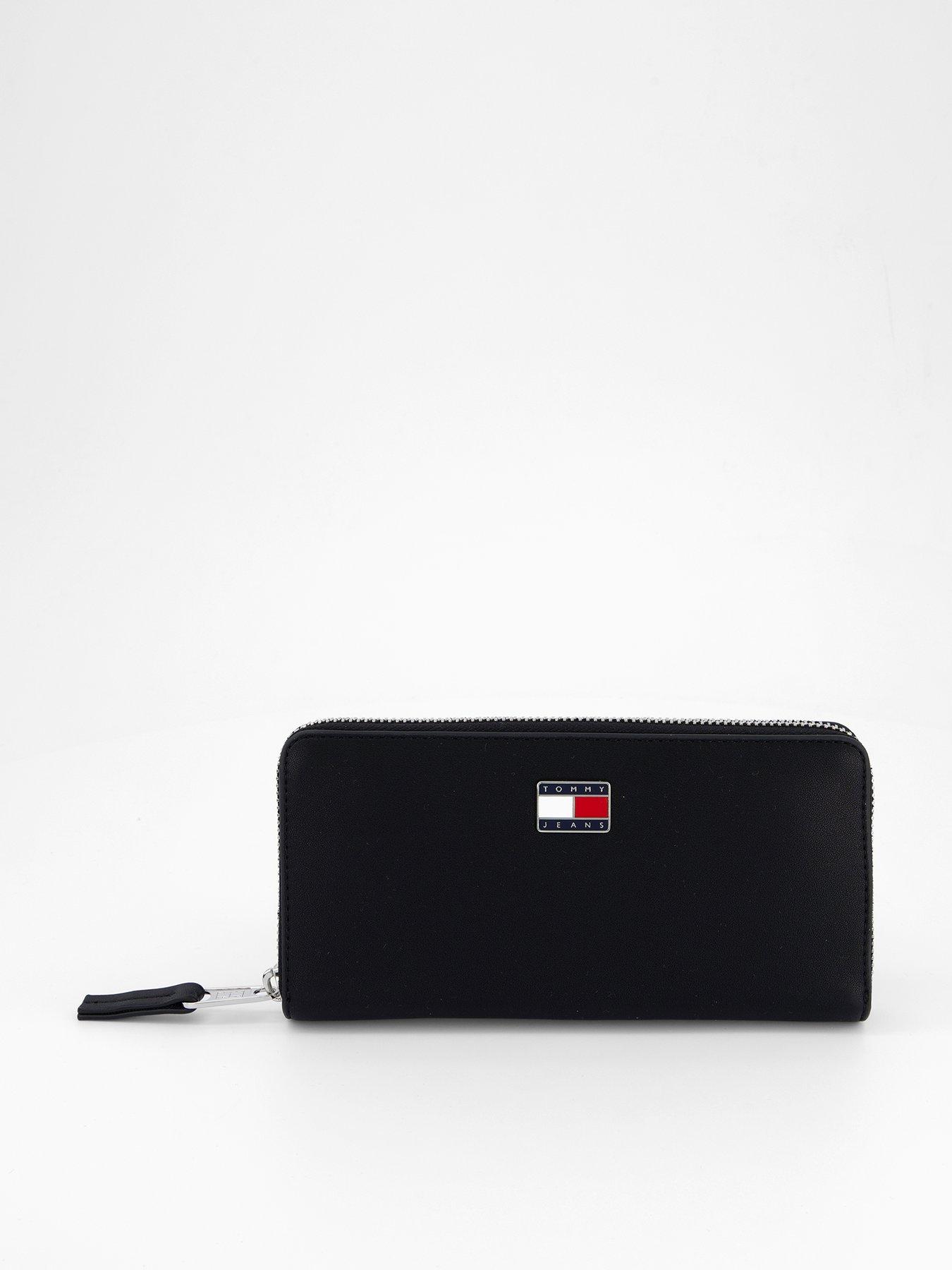 undefined Large Zip Purse - Black