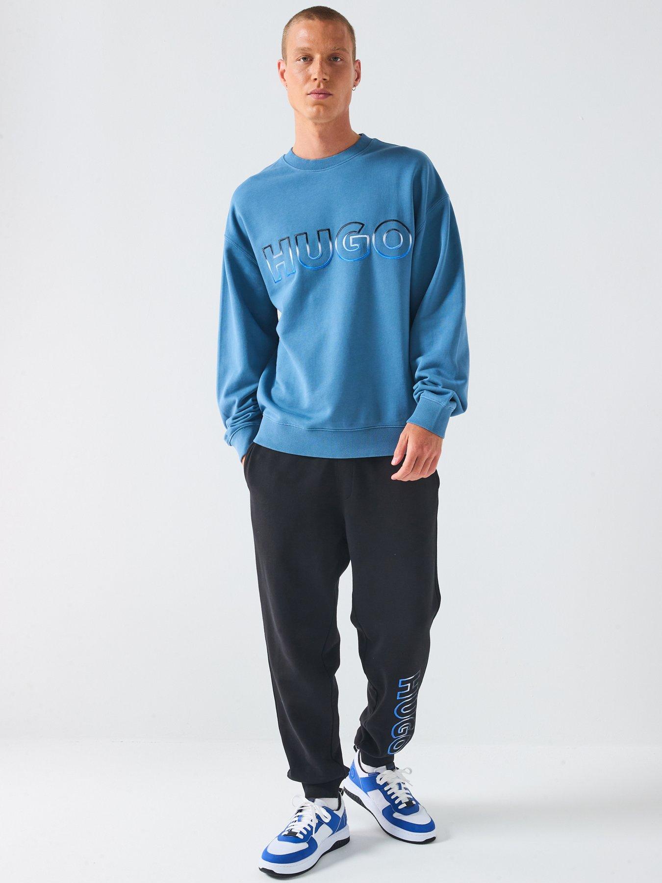 Image 3 of 5 of HUGO Nogocrew Crew Sweatshirt - Blue