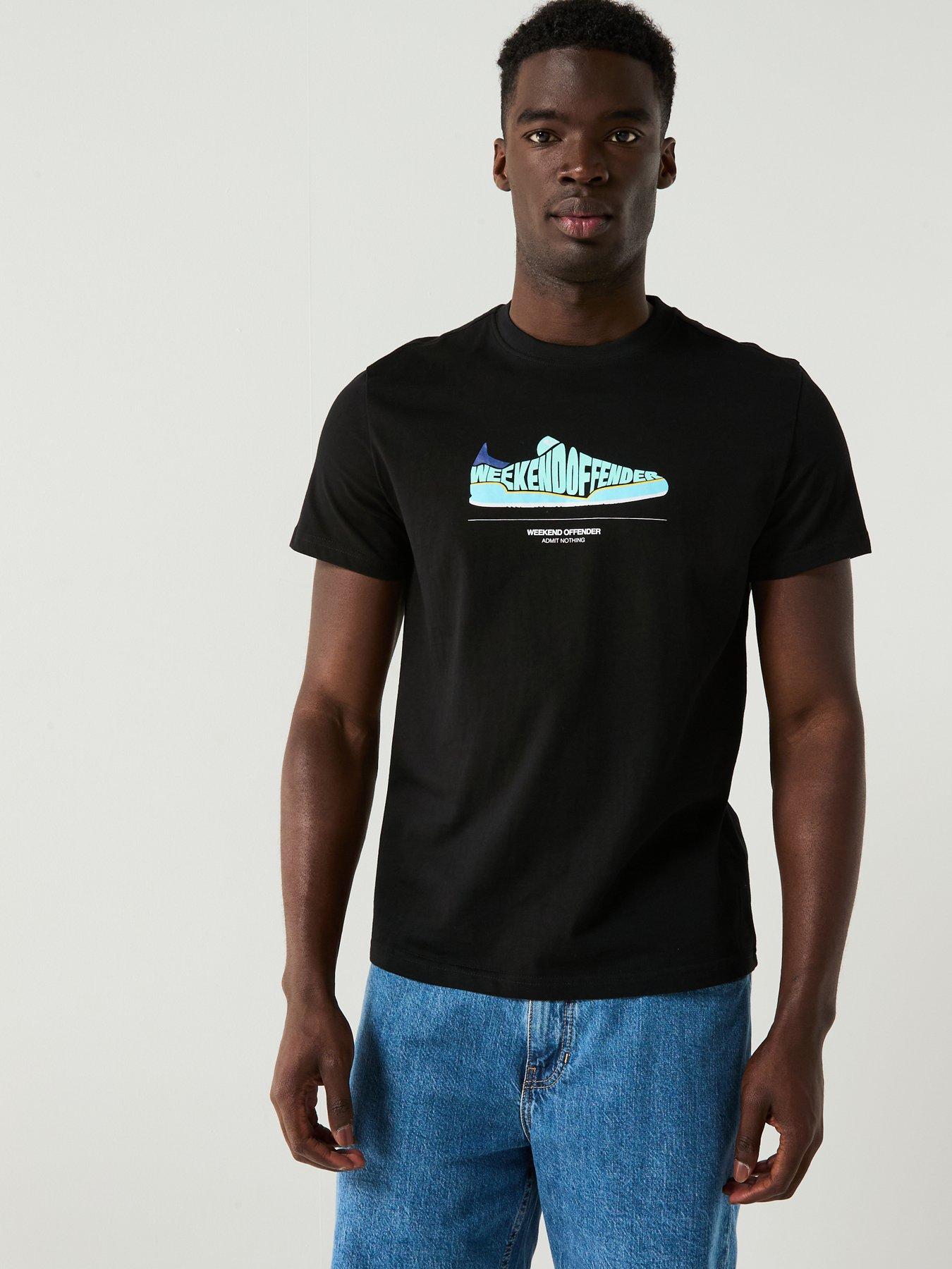 undefined Exclusive Trainer Print T-Shirt - Black