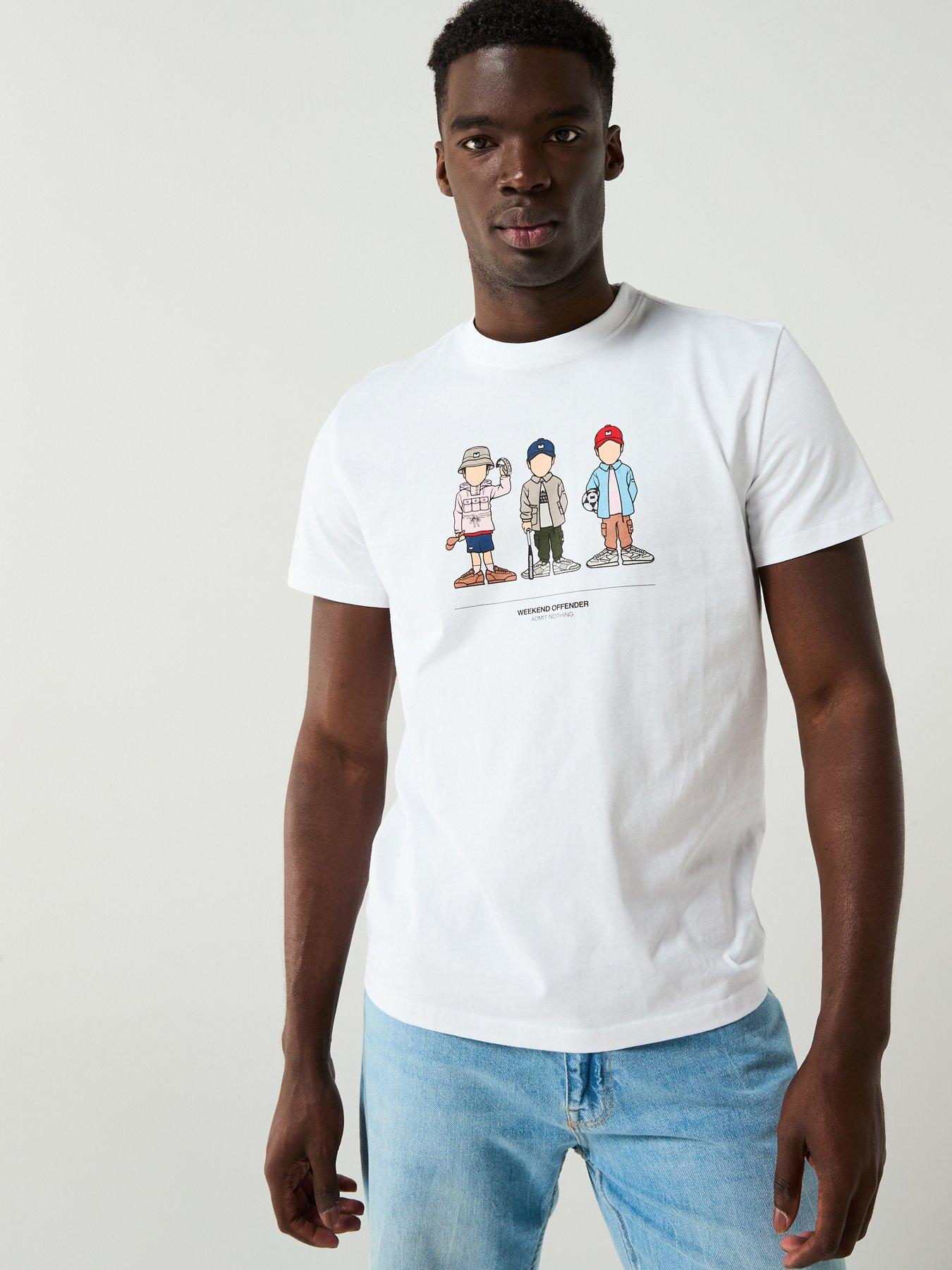 undefined Exclusive Player Print T-Shirt - White