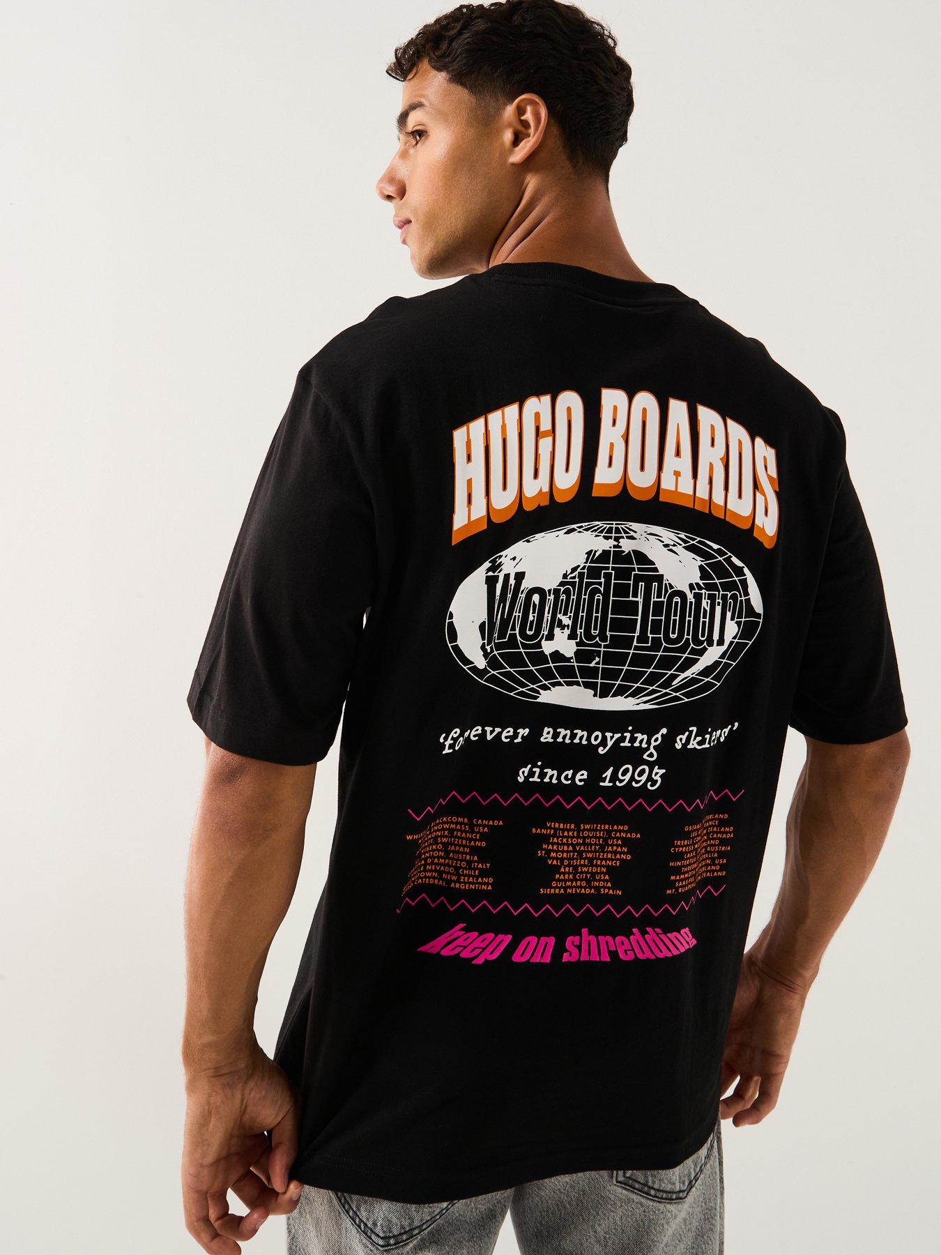 hugo-nartupix-regular-fit-t-shirt-black