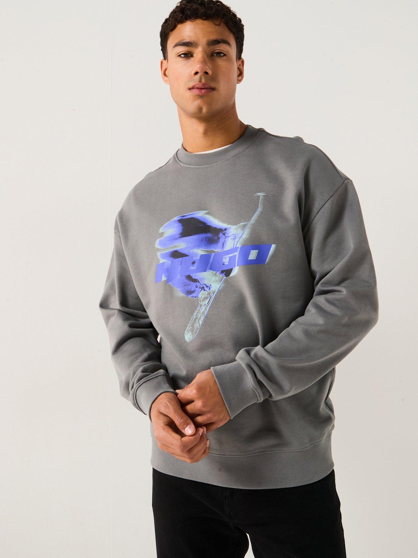 undefined Nifterix Regular Fit Crew Sweatshirt - Grey