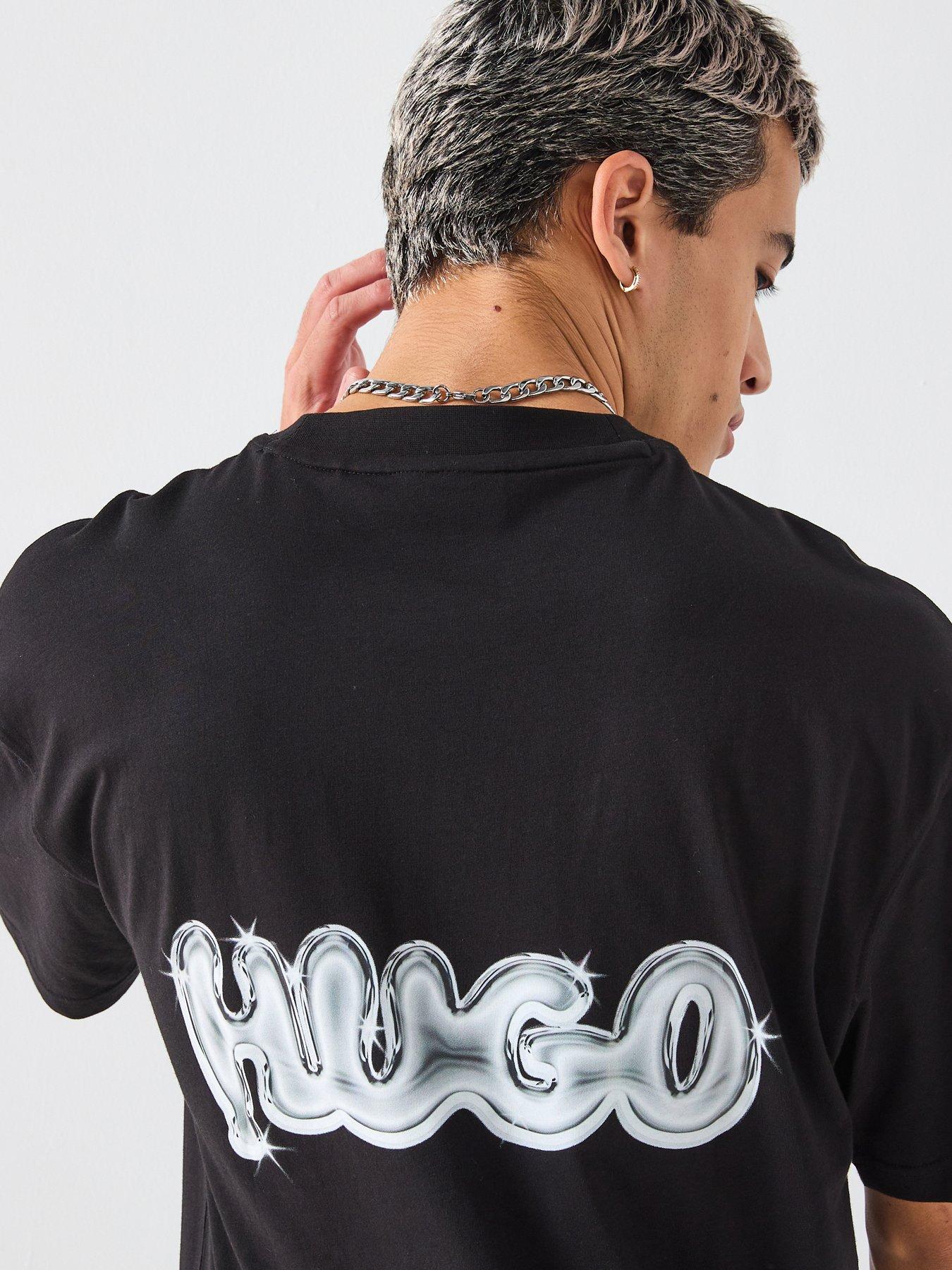 HUGO Nyrotee Loose Fit T-Shirt - Black