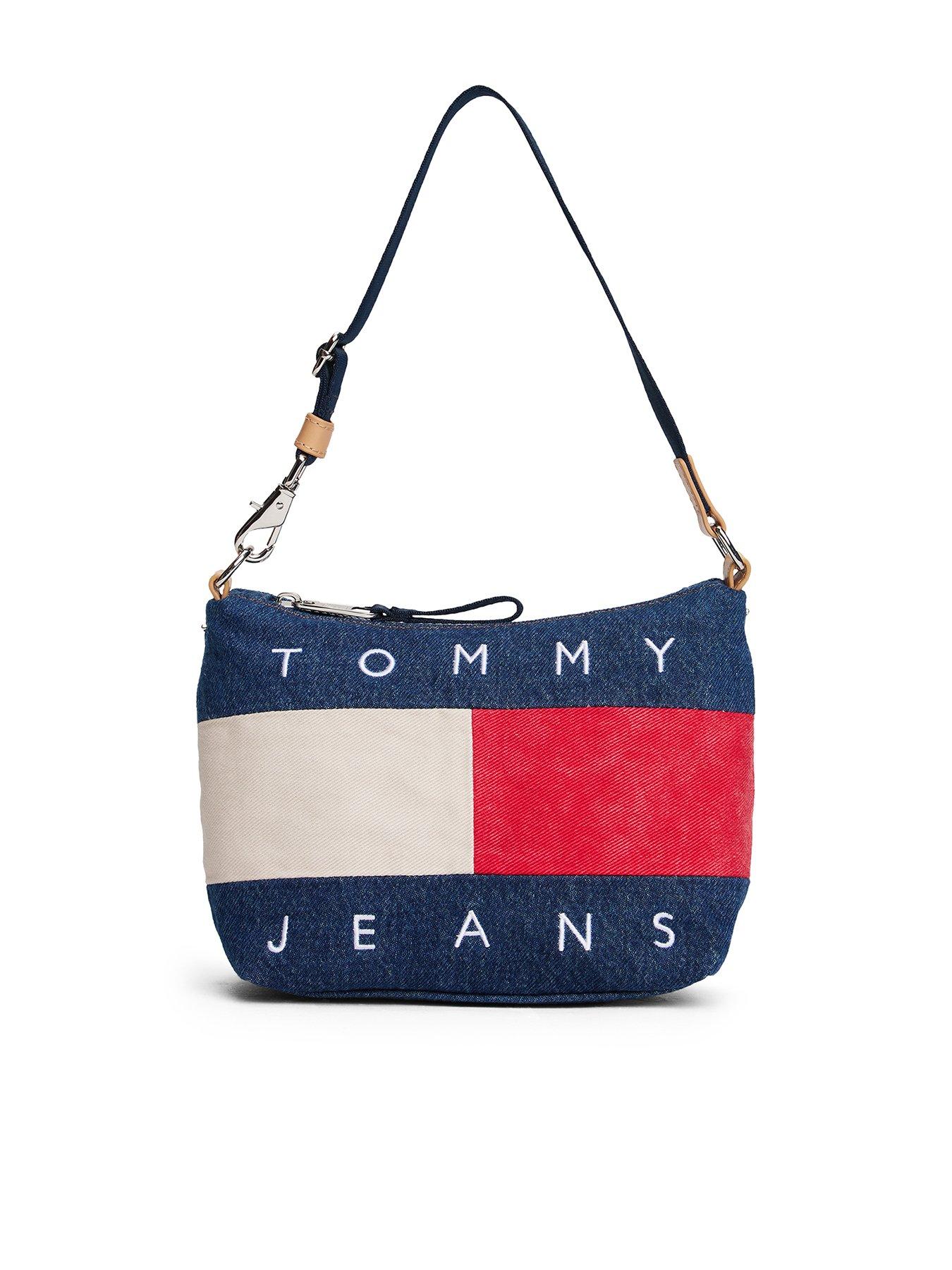 Tommy Jeans Archive Denim Shoulder Bag - Blue