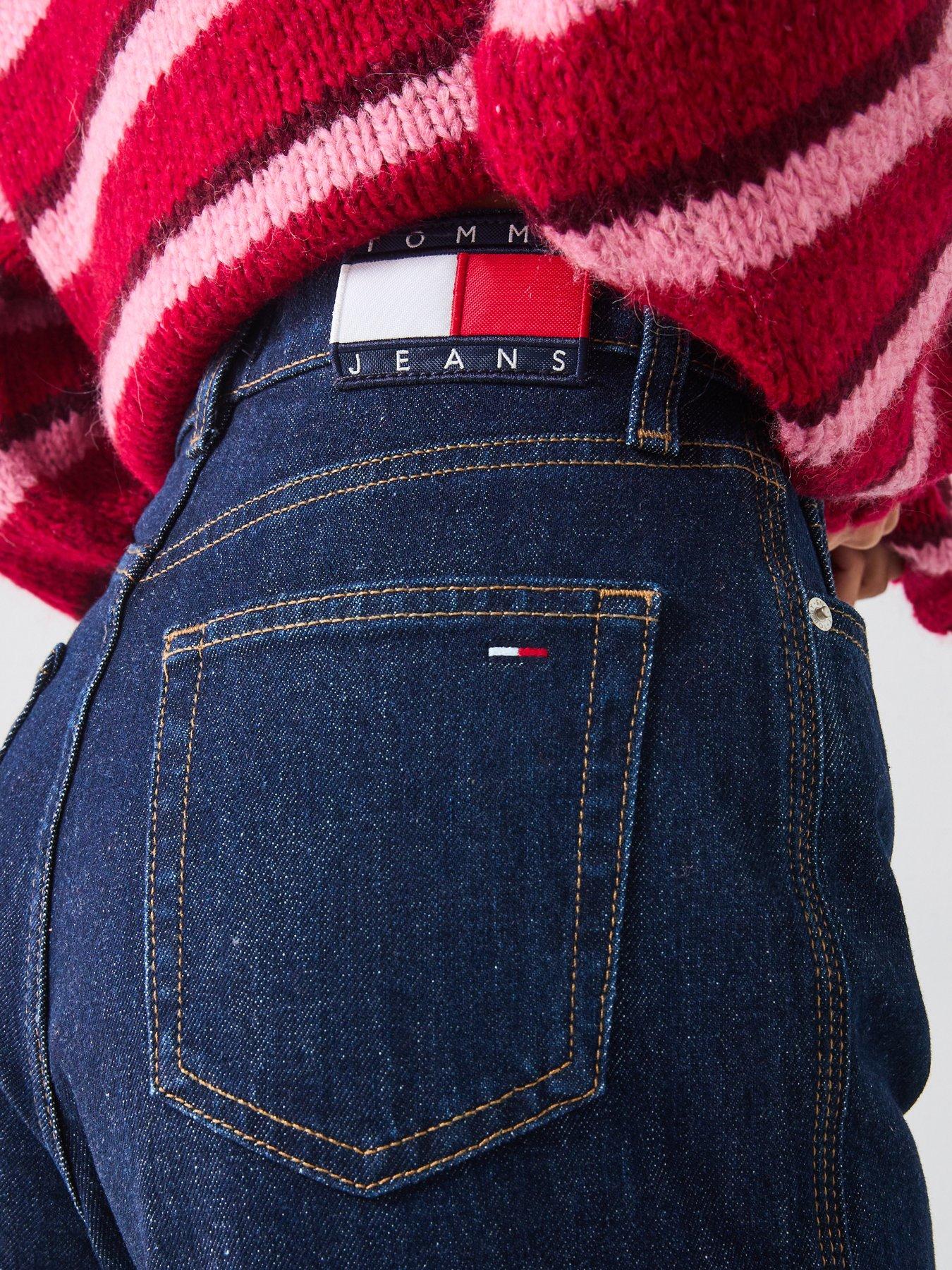  image of tommy-jeans-turned-up-hem-jean-blue