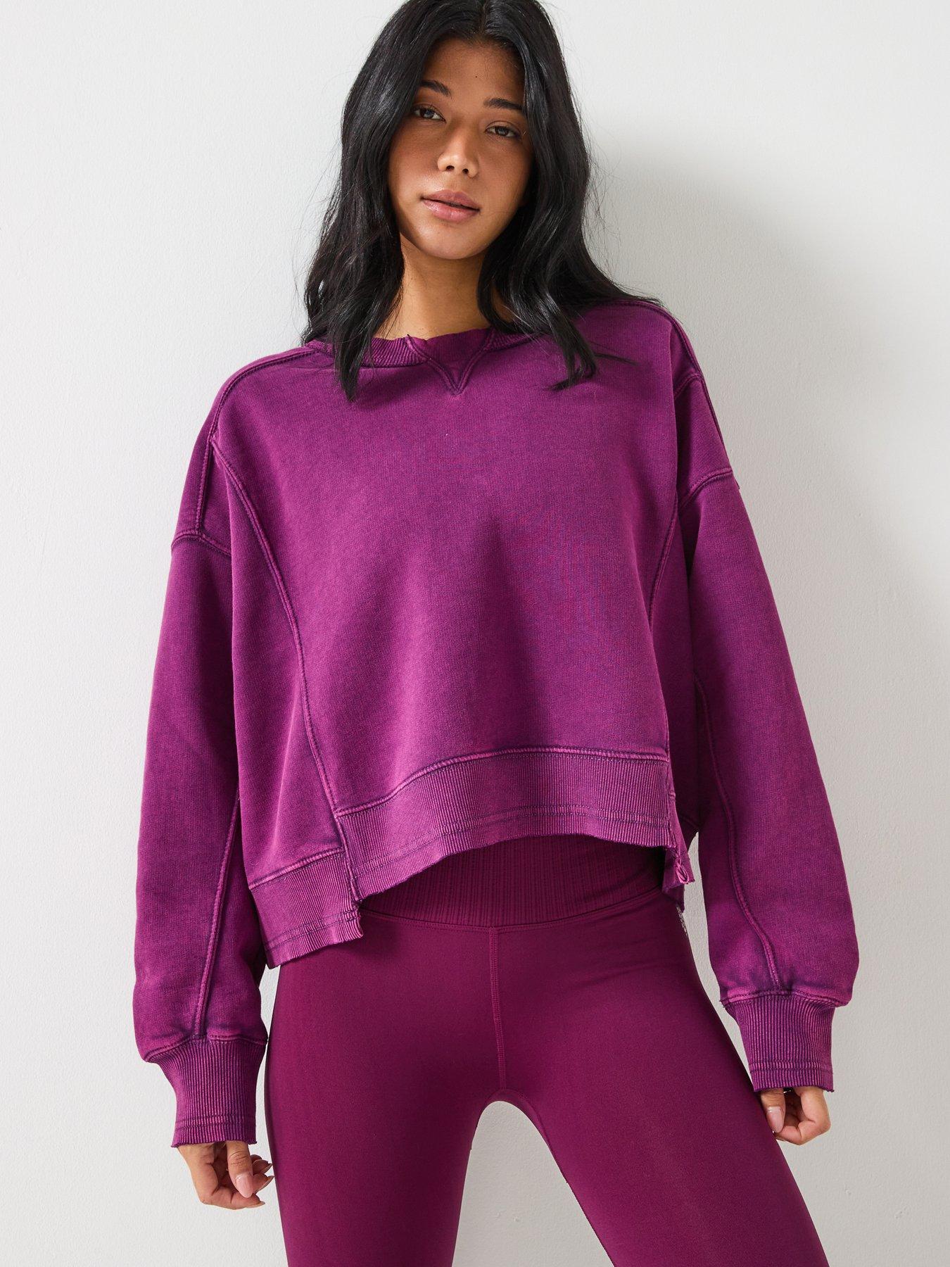 FP Movement Womens Training Intercept Pullover - Purple