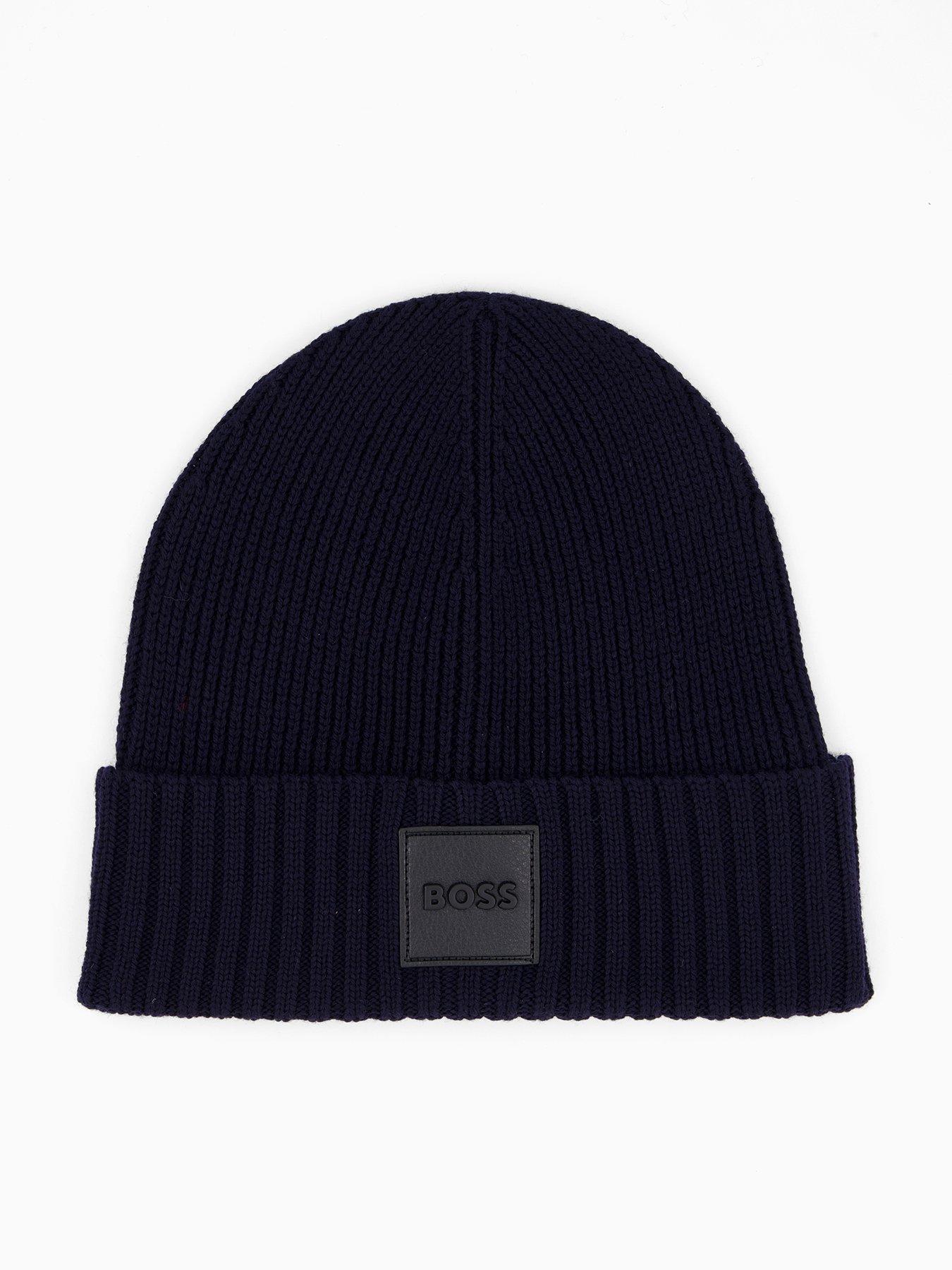 BOSS Magico Corporate Trim Beanie Hat - Black