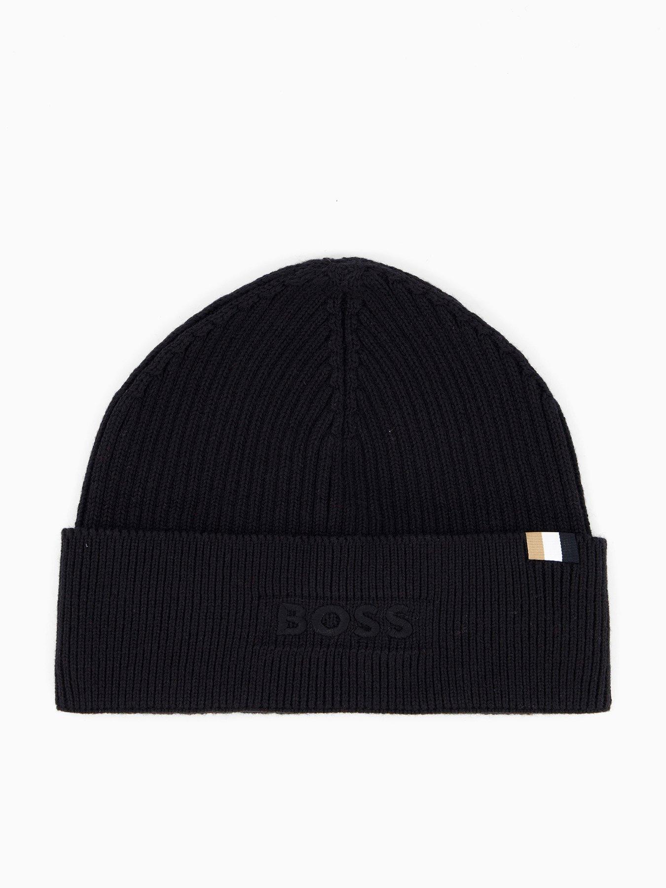 Image 1 of 4 of BOSS Beanie Hat - Navy