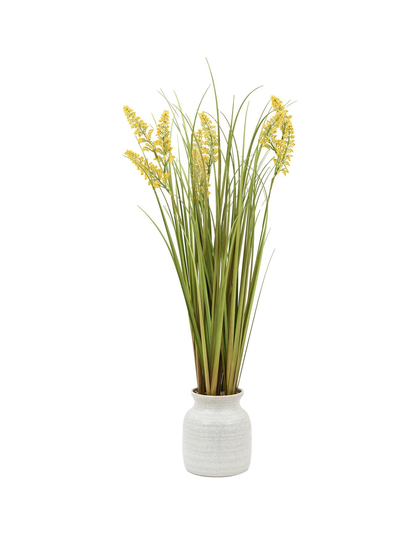 Image 2 of 6 of Gallery Direct Potted Grass With Yellow Wildflower