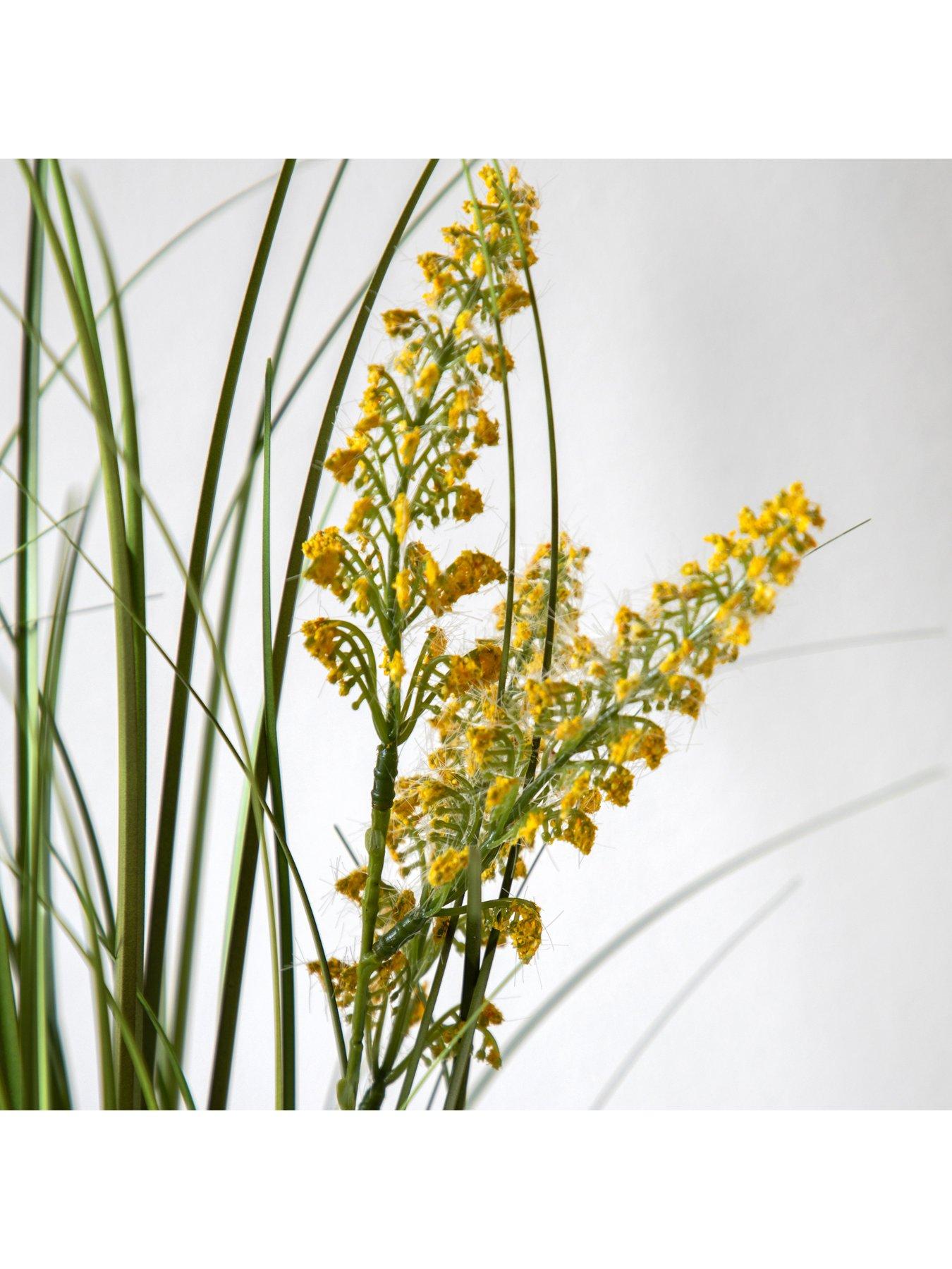 Image 4 of 6 of Gallery Direct Potted Grass With Yellow Wildflower