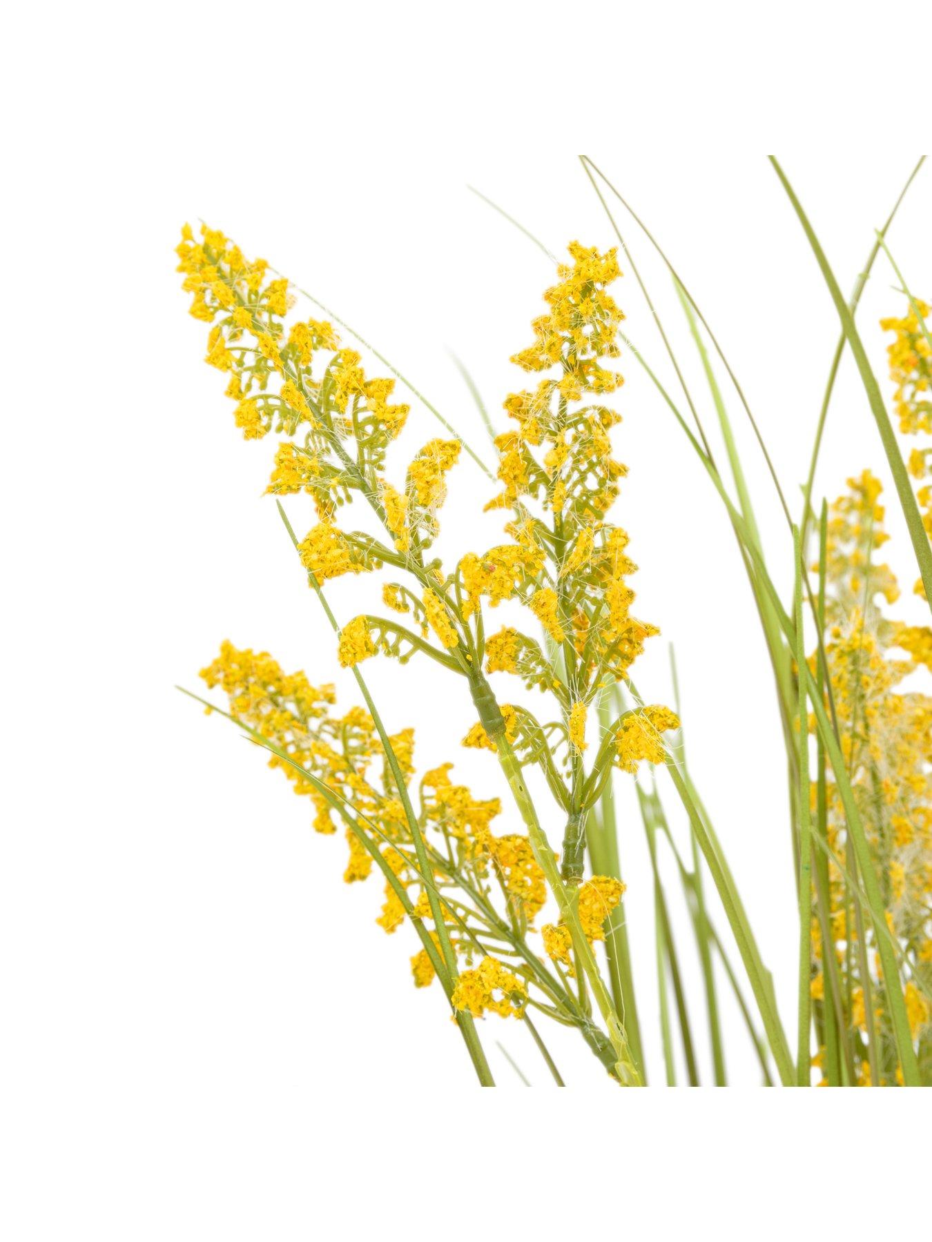 Image 5 of 6 of Gallery Direct Potted Grass With Yellow Wildflower