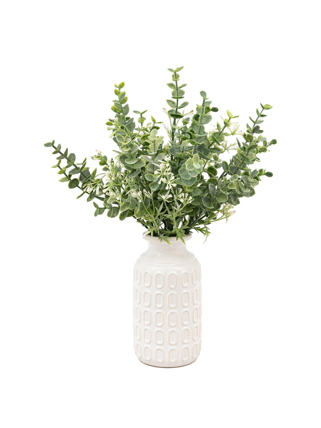 Image 2 of 6 of Gallery Direct Retro Vase With Eucalyptus