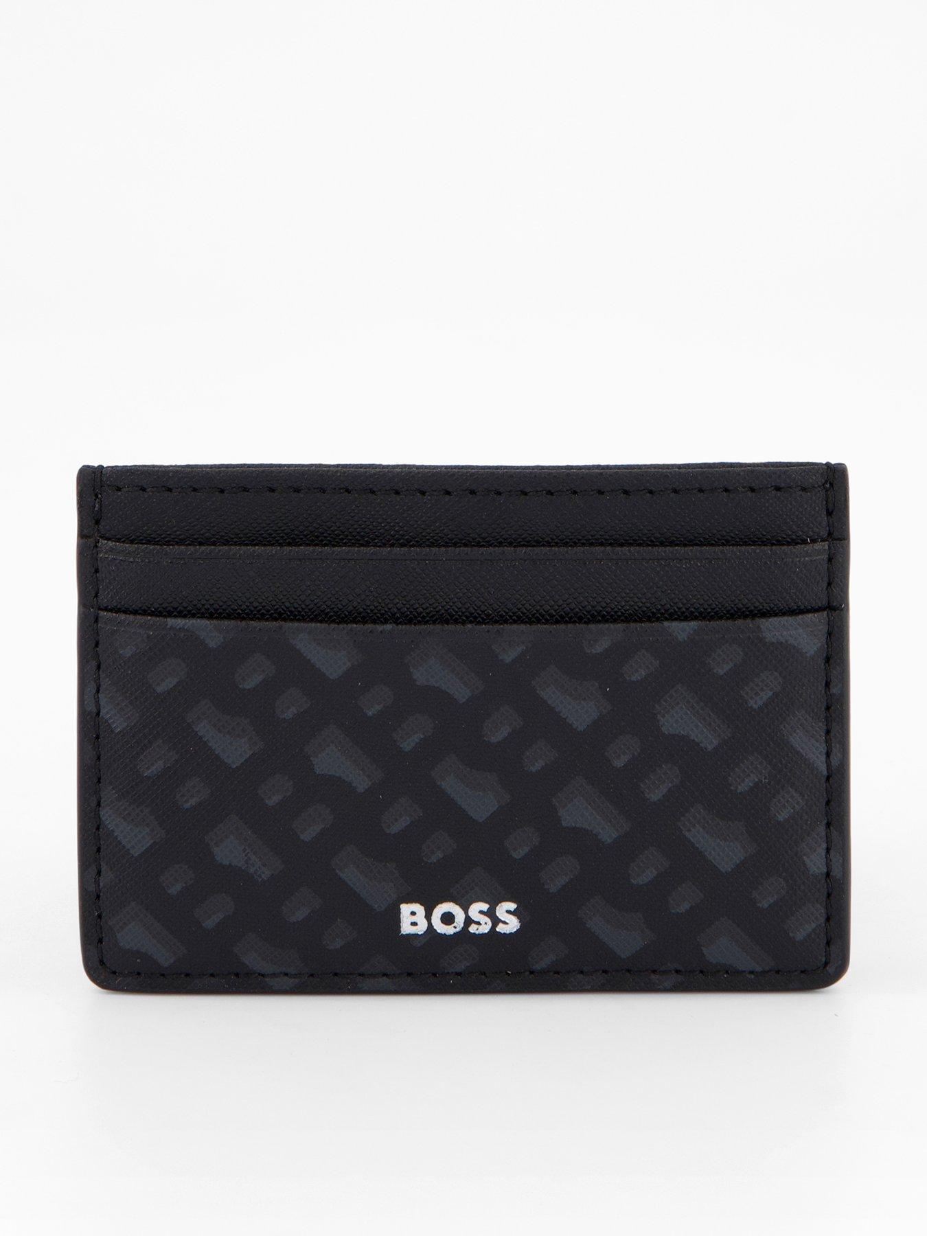 BOSS Zair Monoprint Card Holder - Black