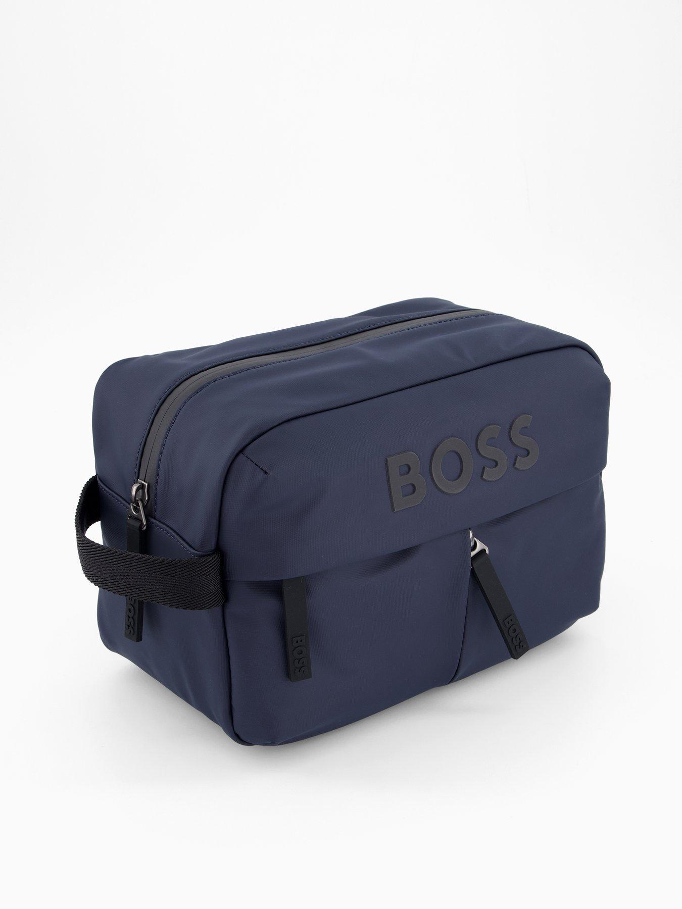  image of boss-stormy-nylon-washbag-navy
