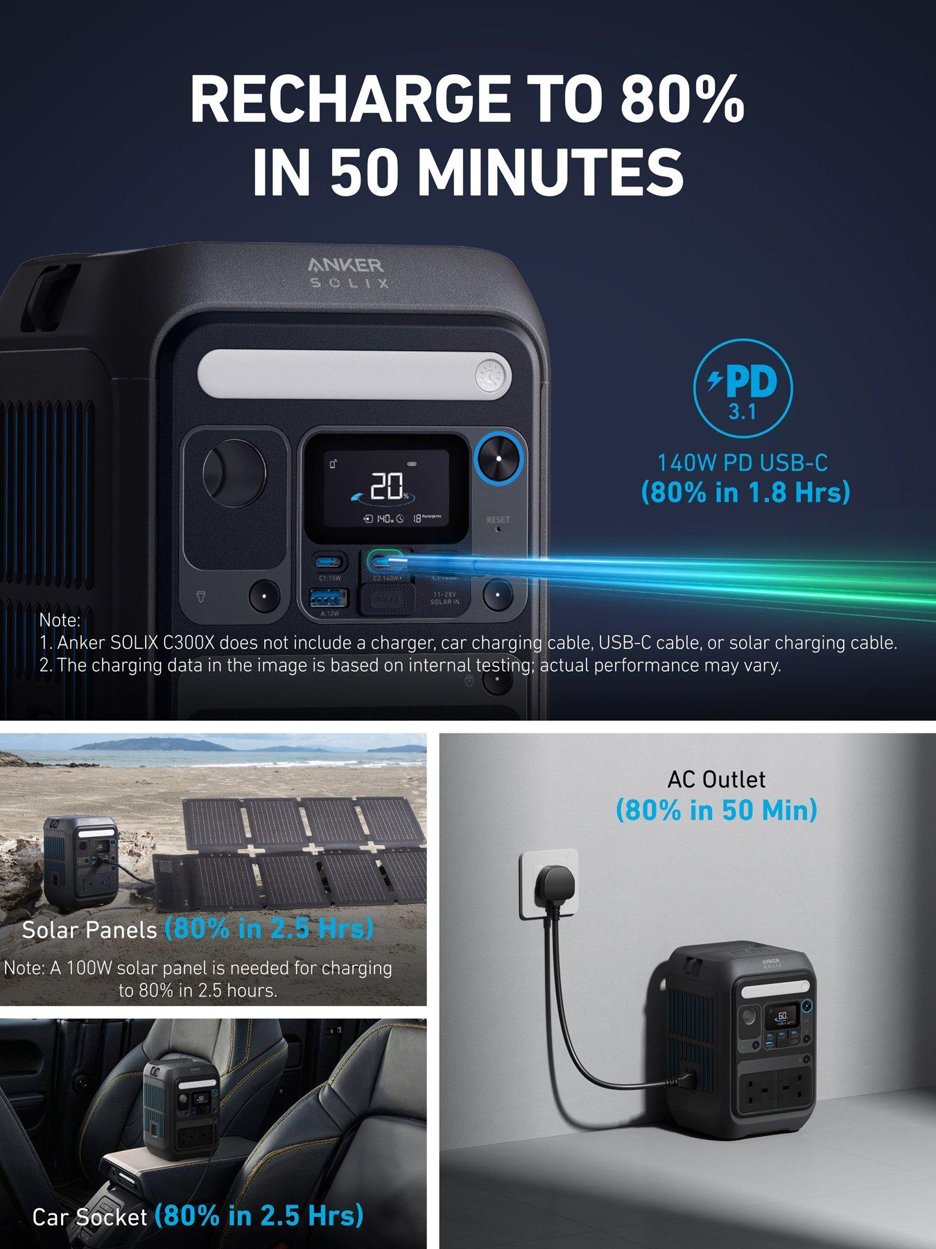 Image 6 of 8 of Anker SOLIX SOLIX C300X Portable Power Station