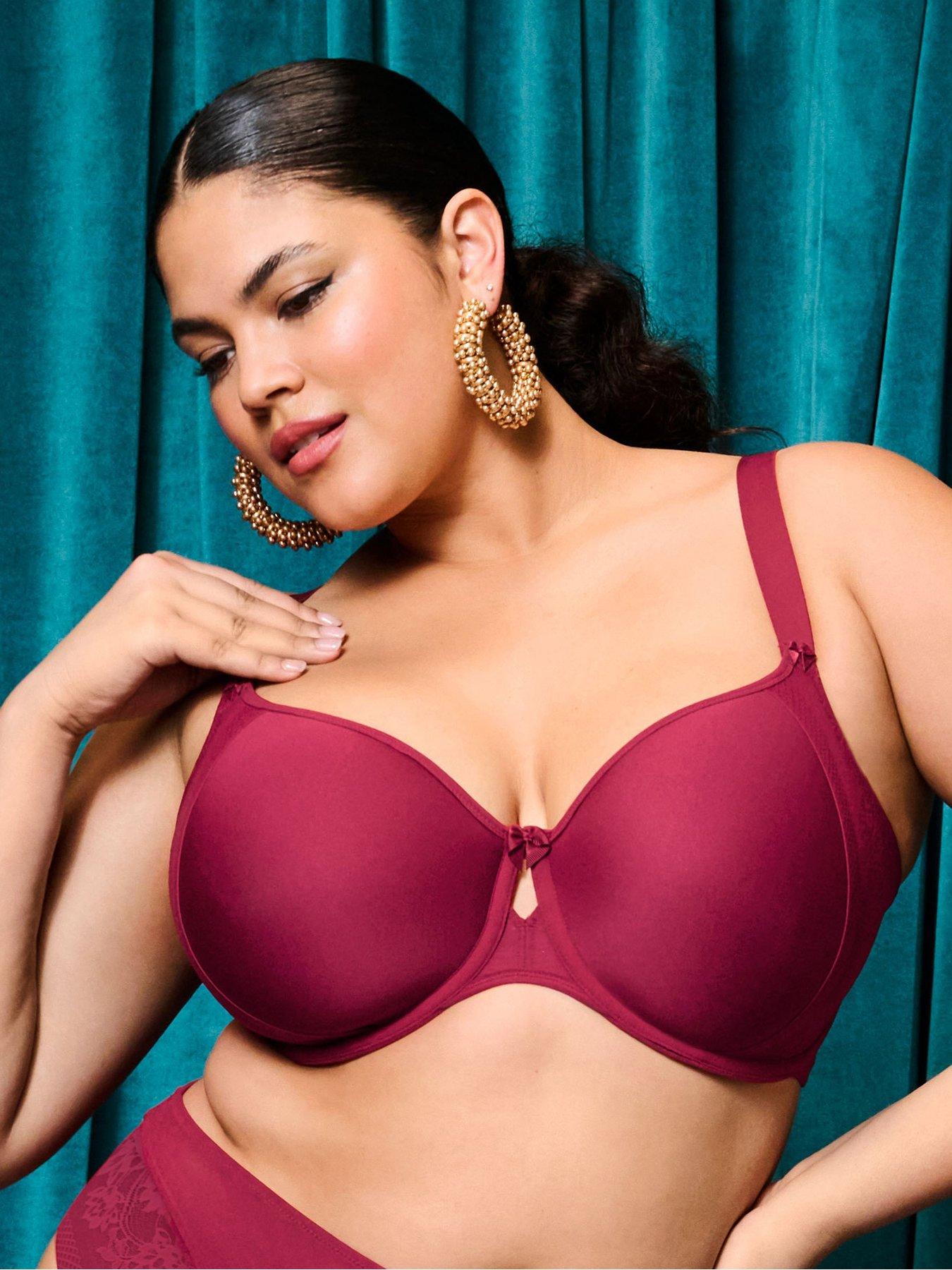 undefined Elomi Nerina Underwire Moulded Spacer Bra-rouge