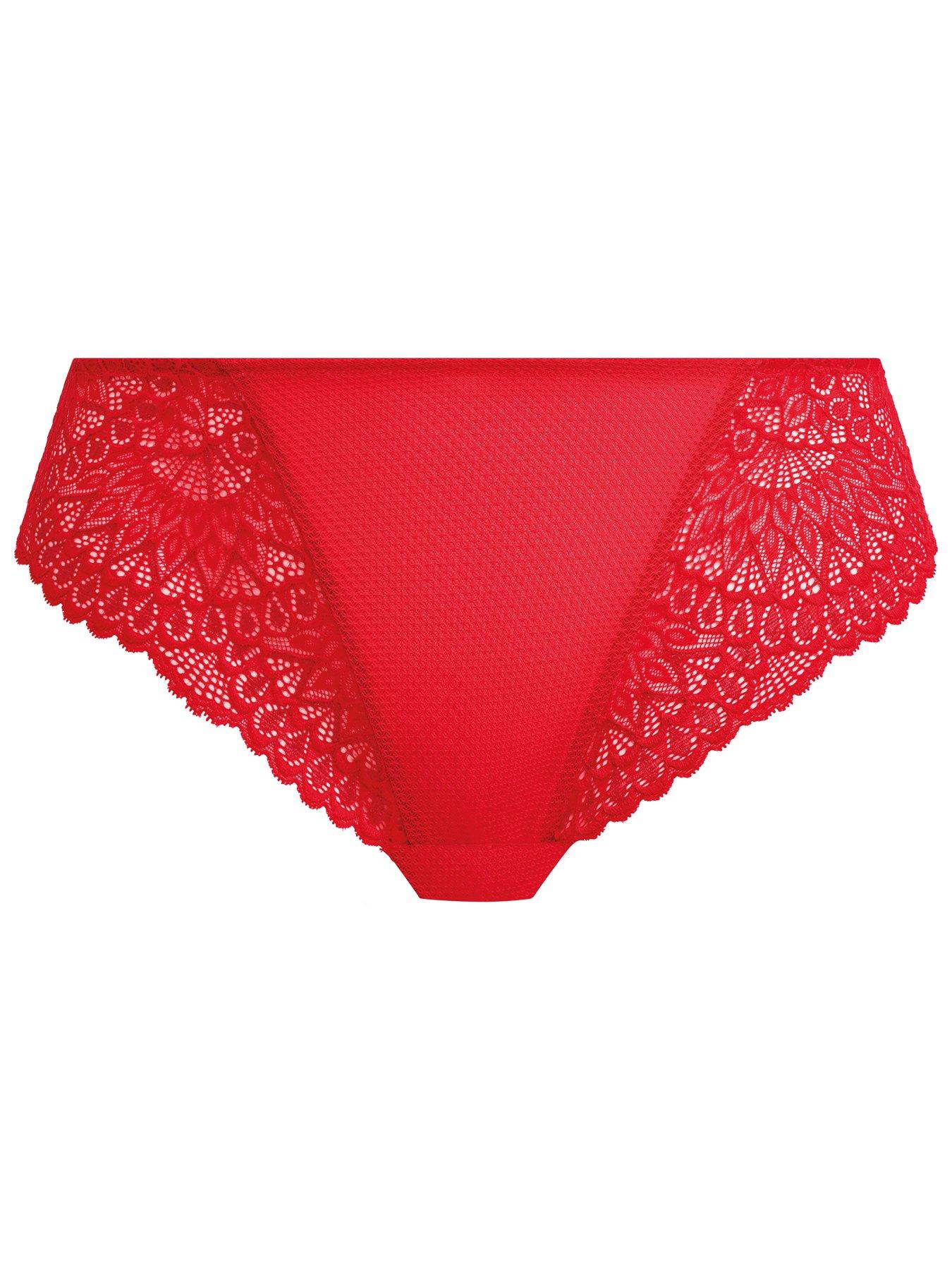  image of elomi-tiernie-thong--red