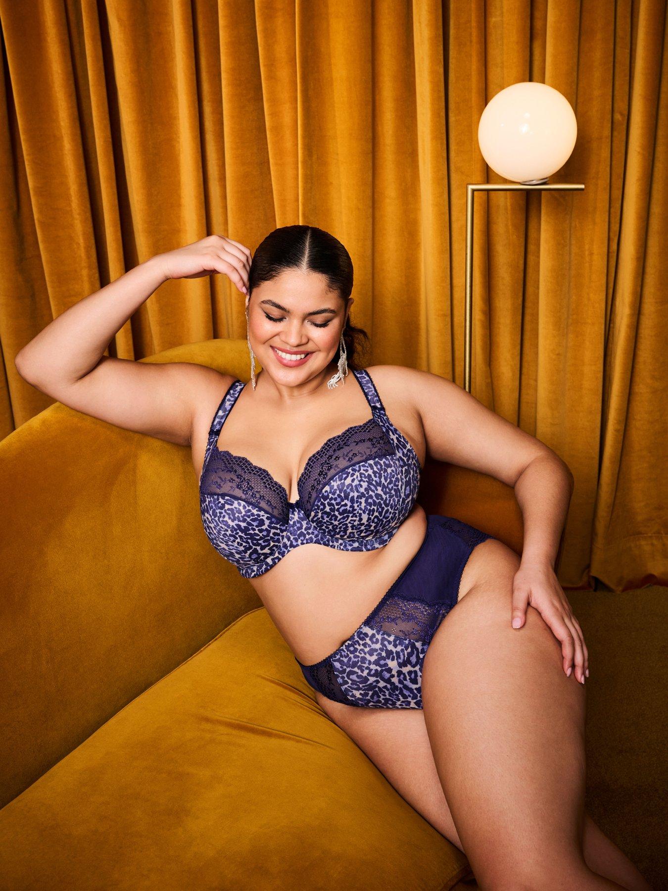 Elomi Lucie Underwire Plunge Bra - Navy