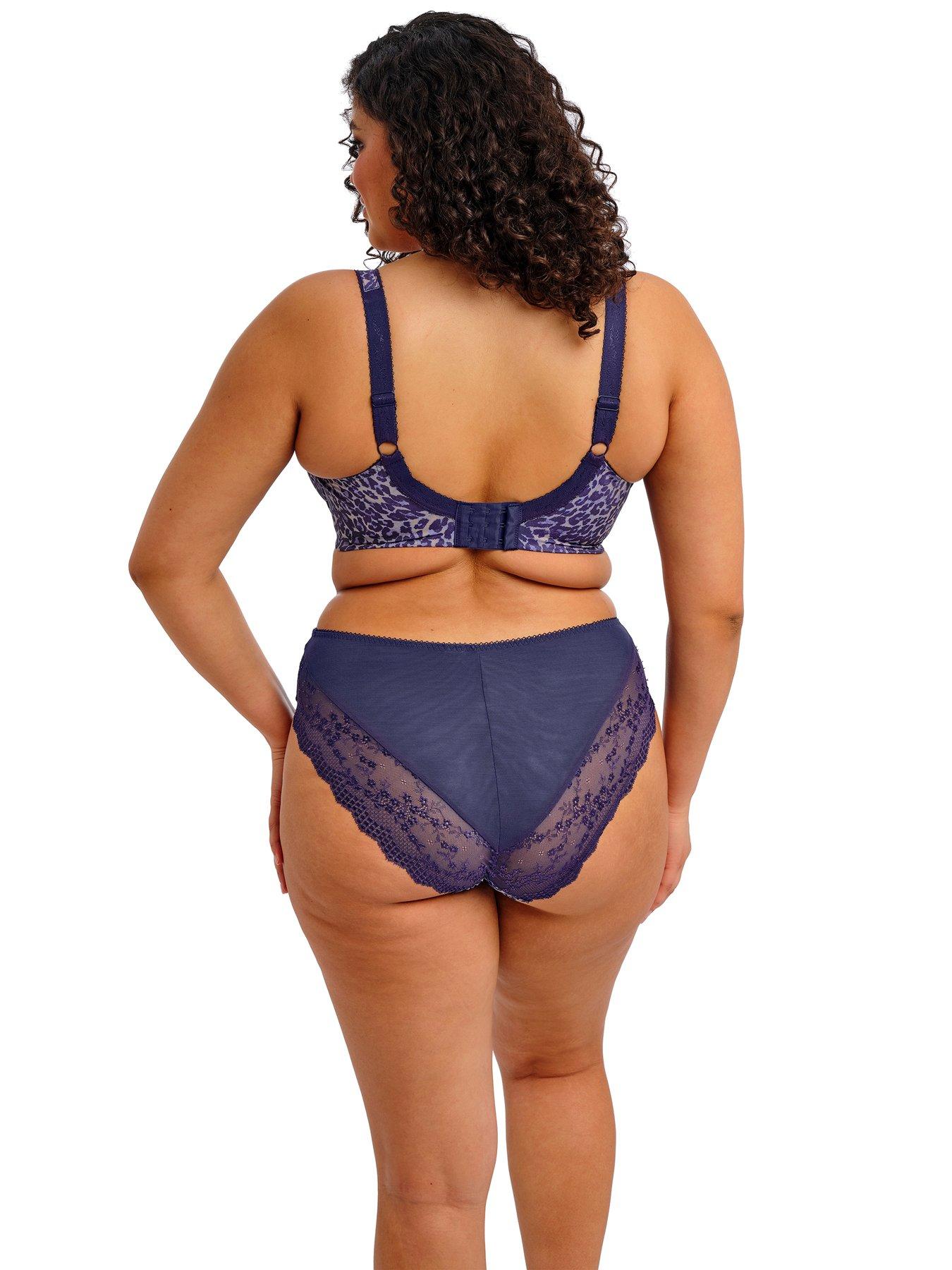  image of elomi-lucie-underwire-plunge-bra-navy