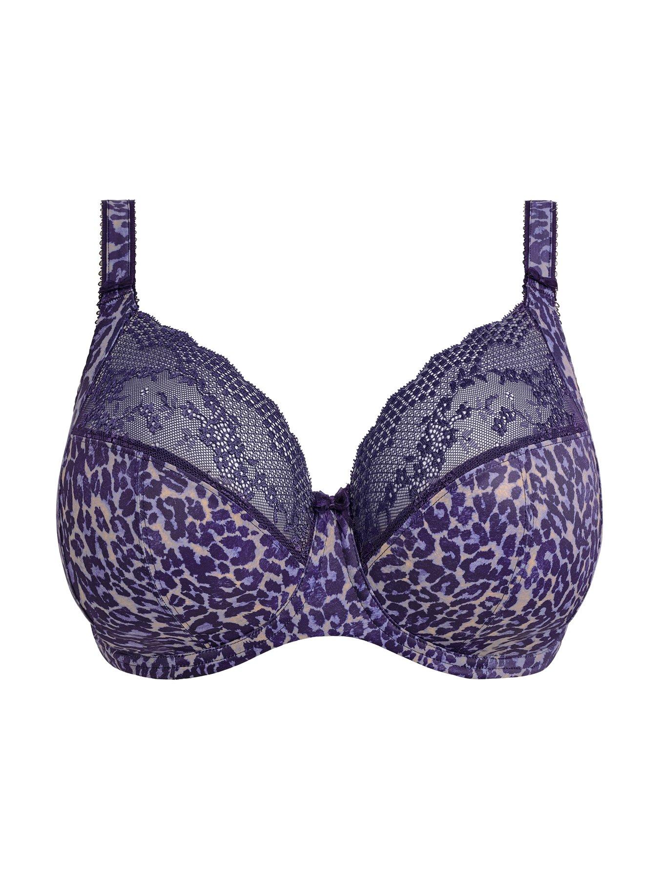  image of elomi-lucie-underwire-plunge-bra-navy