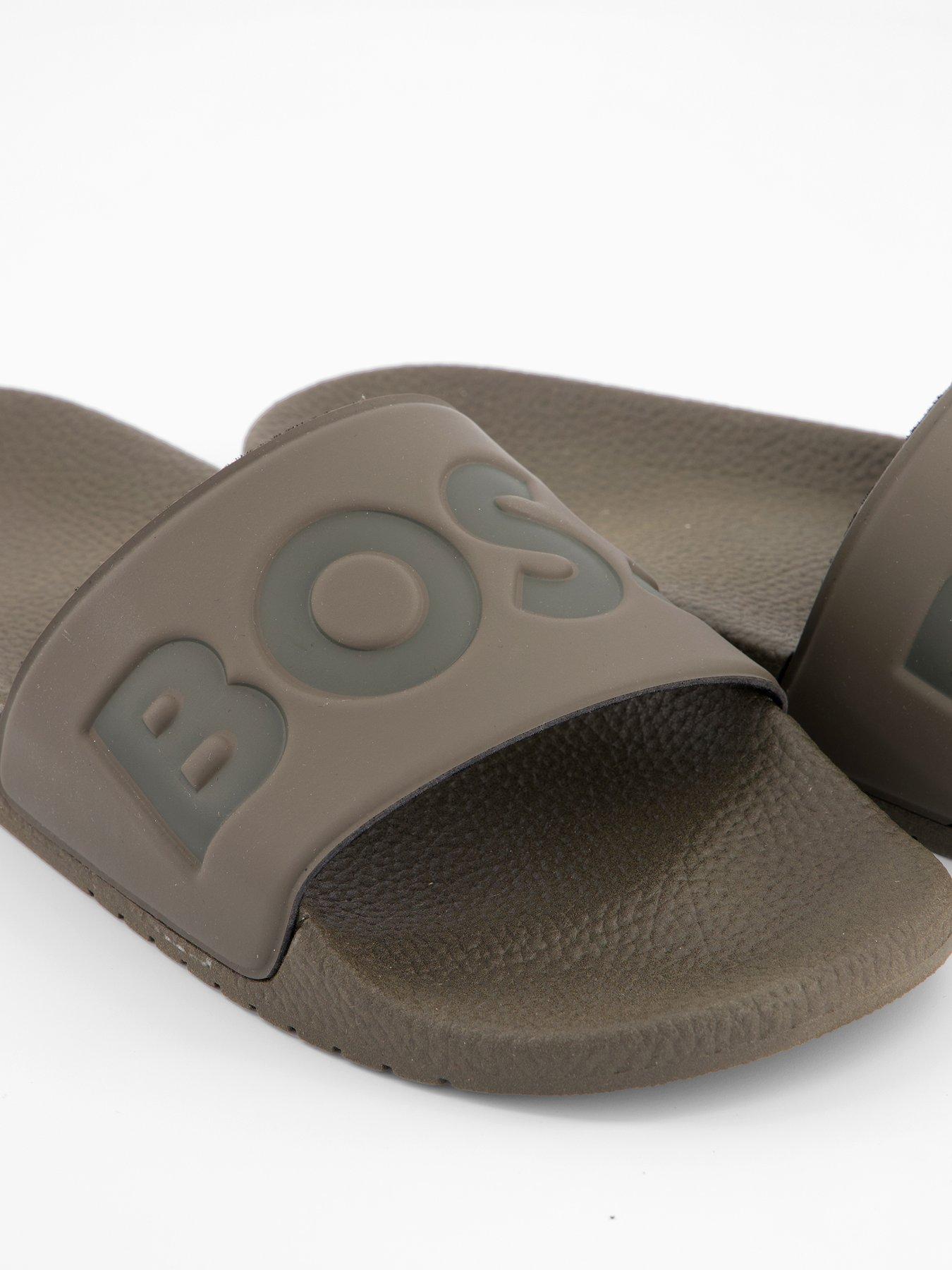 Image 5 of 6 of BOSS Aryeh Contrast Logo Sliders - Green