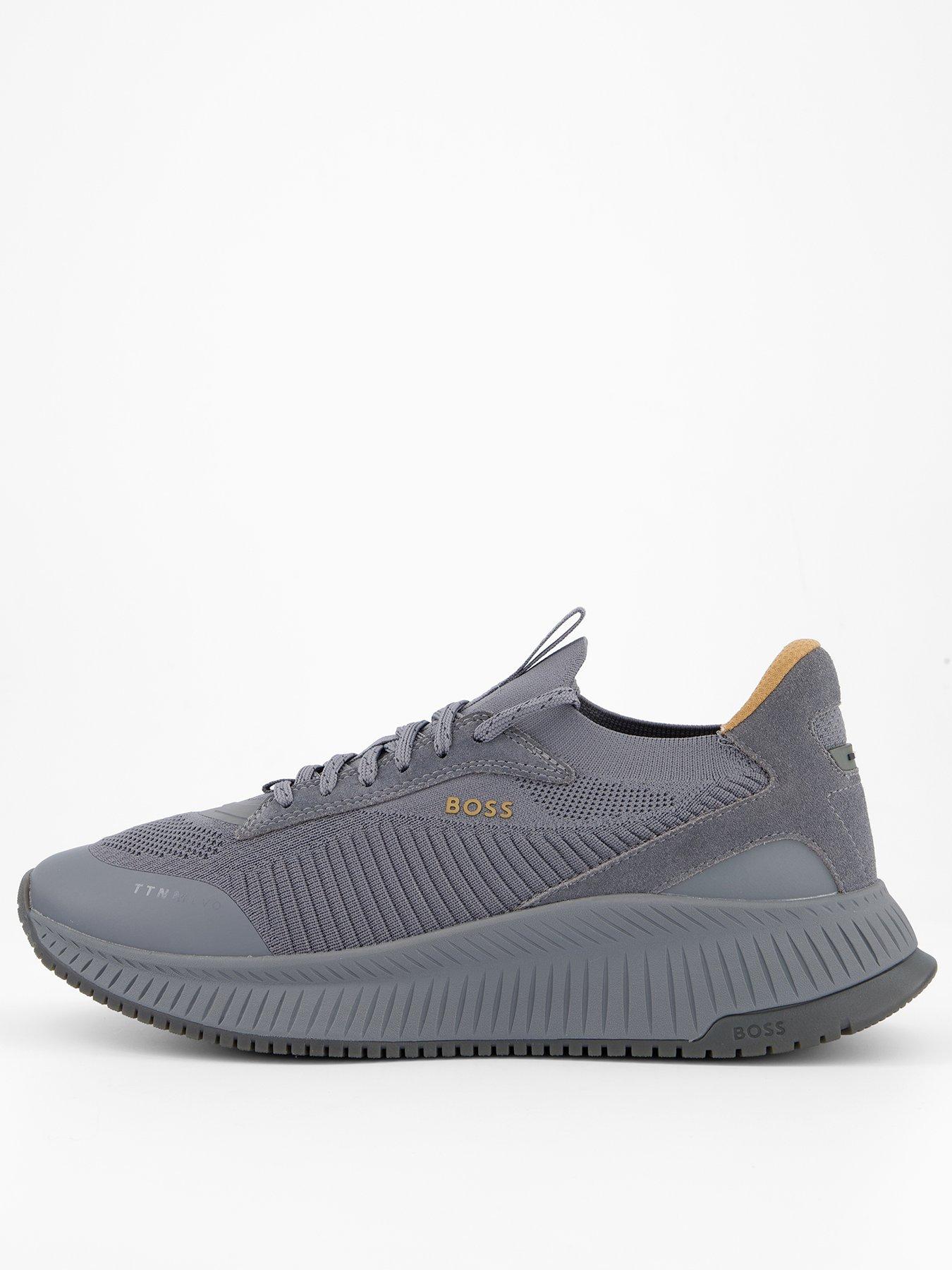 BOSS Ttnm Evo Knitted Runner - Grey