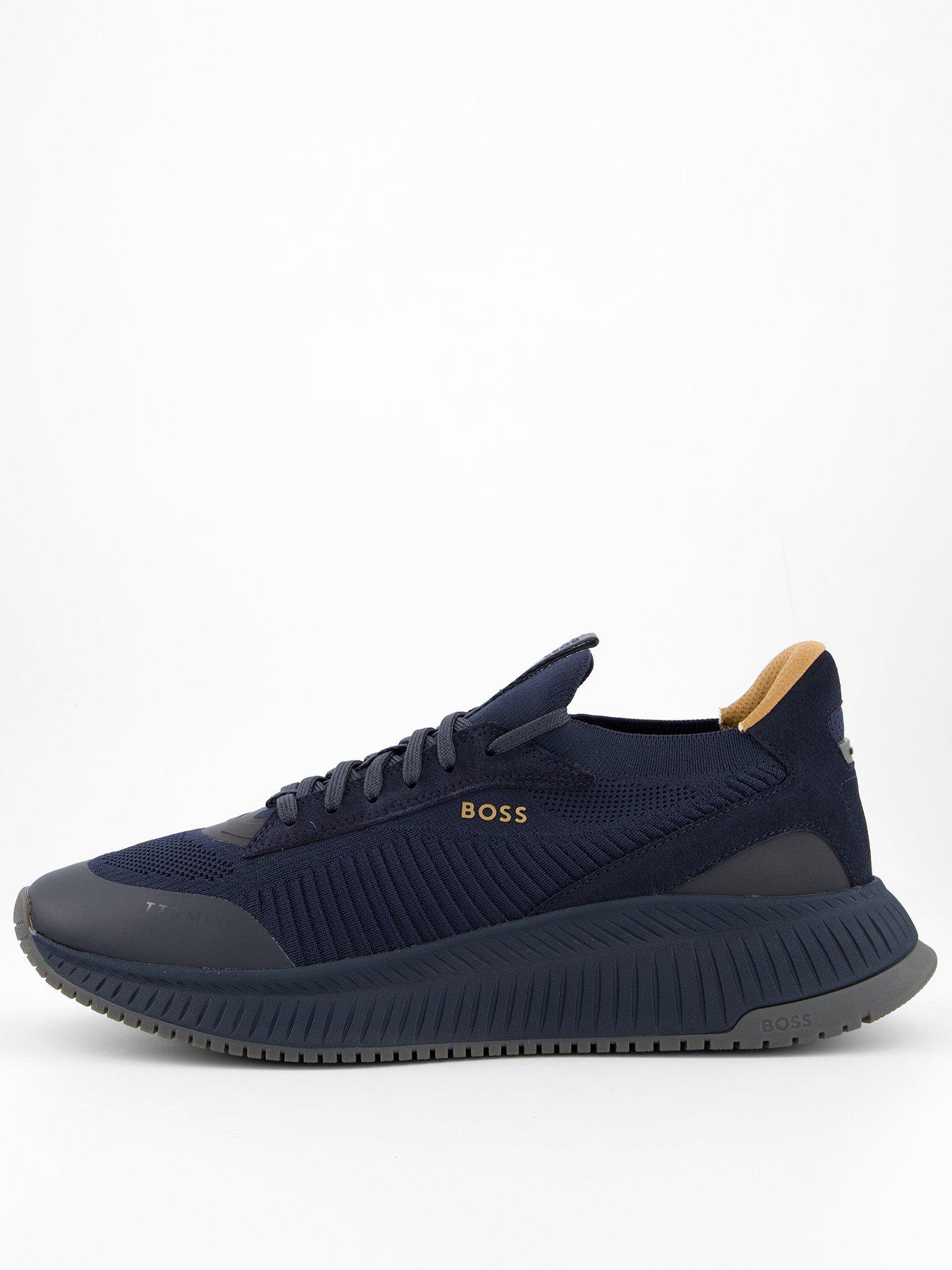 Image 1 of 7 of BOSS Ttnm Evo Knitted Runner - Navy