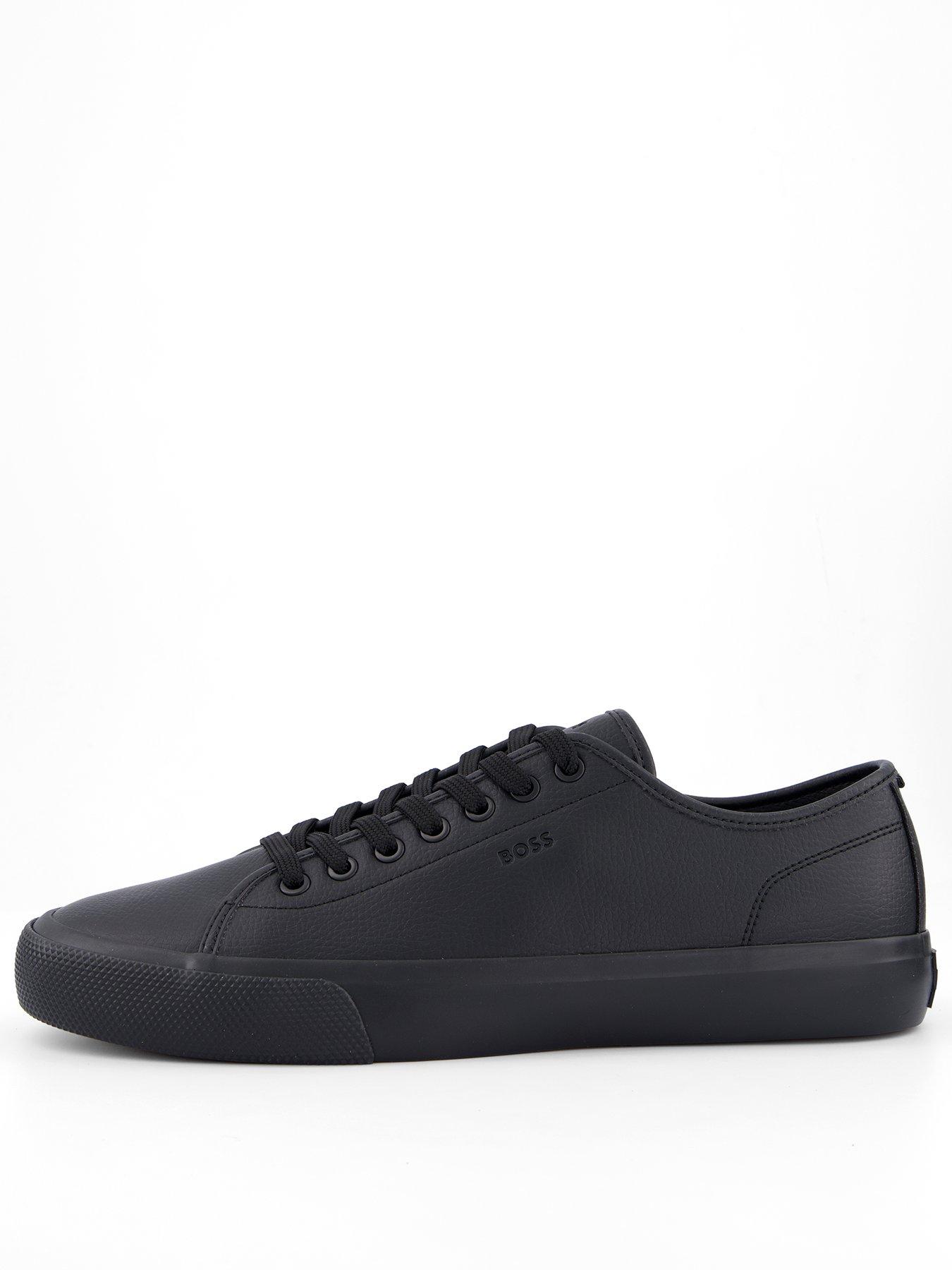BOSS Aiden Pu Tennis Sneakers - Black