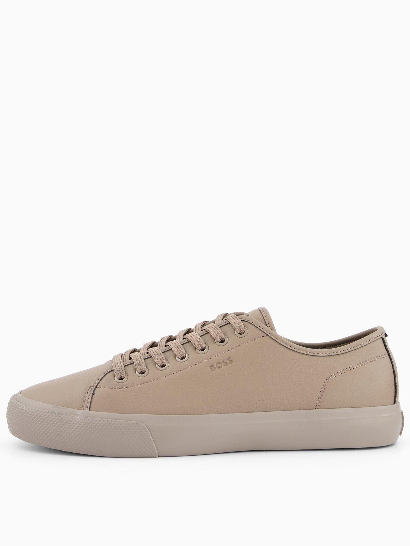 BOSS Aiden Pu Tennis Sneakers - Beige