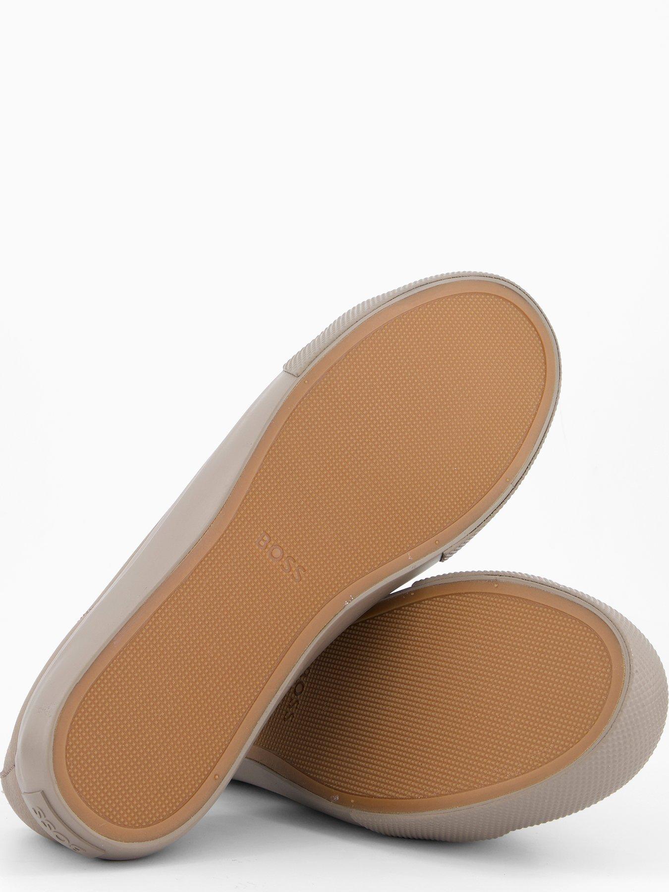  image of boss-aiden-pu-tennis-sneakers-beige