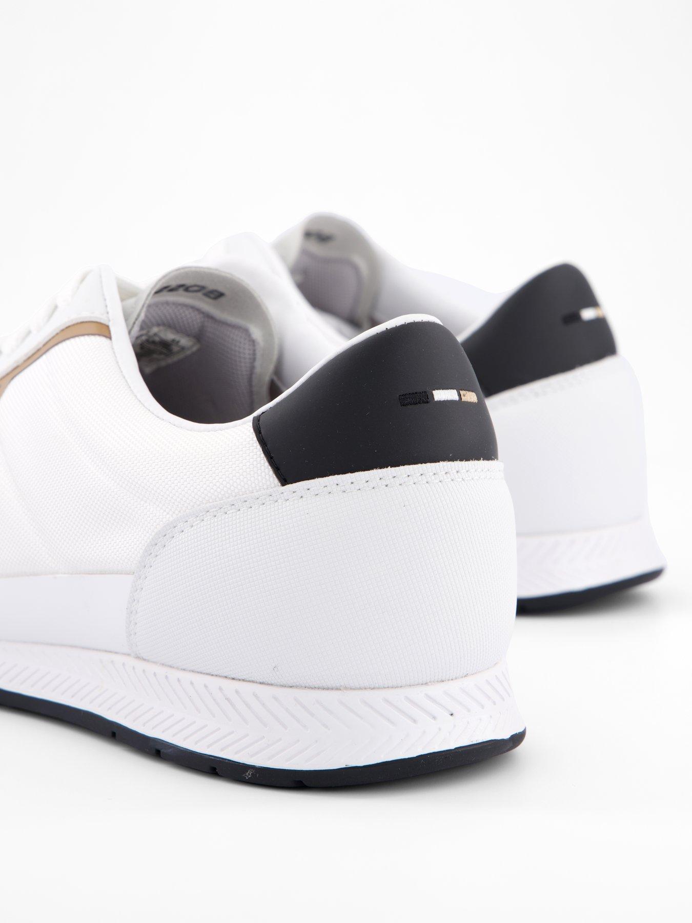  image of boss-nitan-low-profile-nylonleather-trainer-white