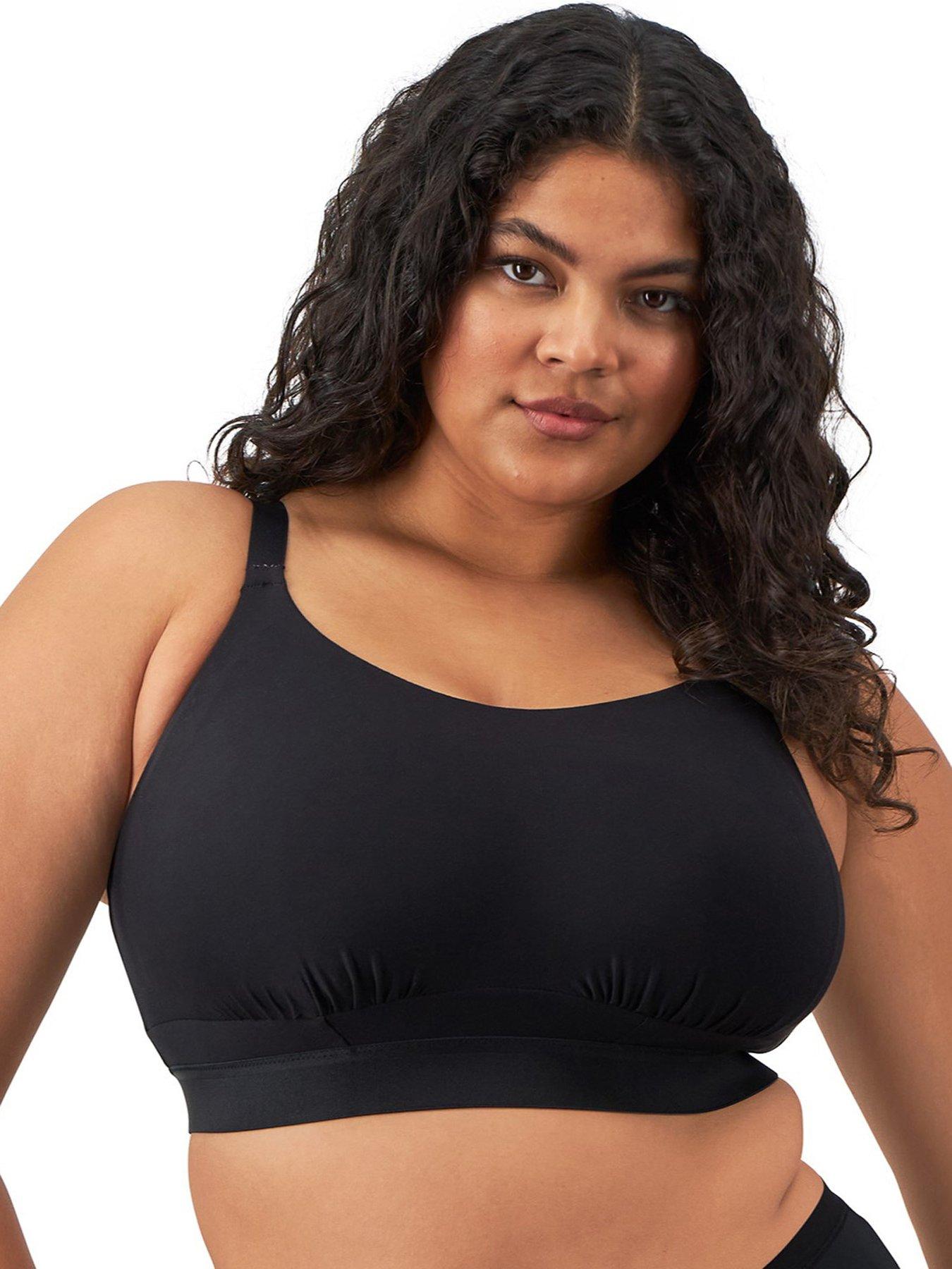 undefined Elomi Downtime Non Wired Bralette-black
